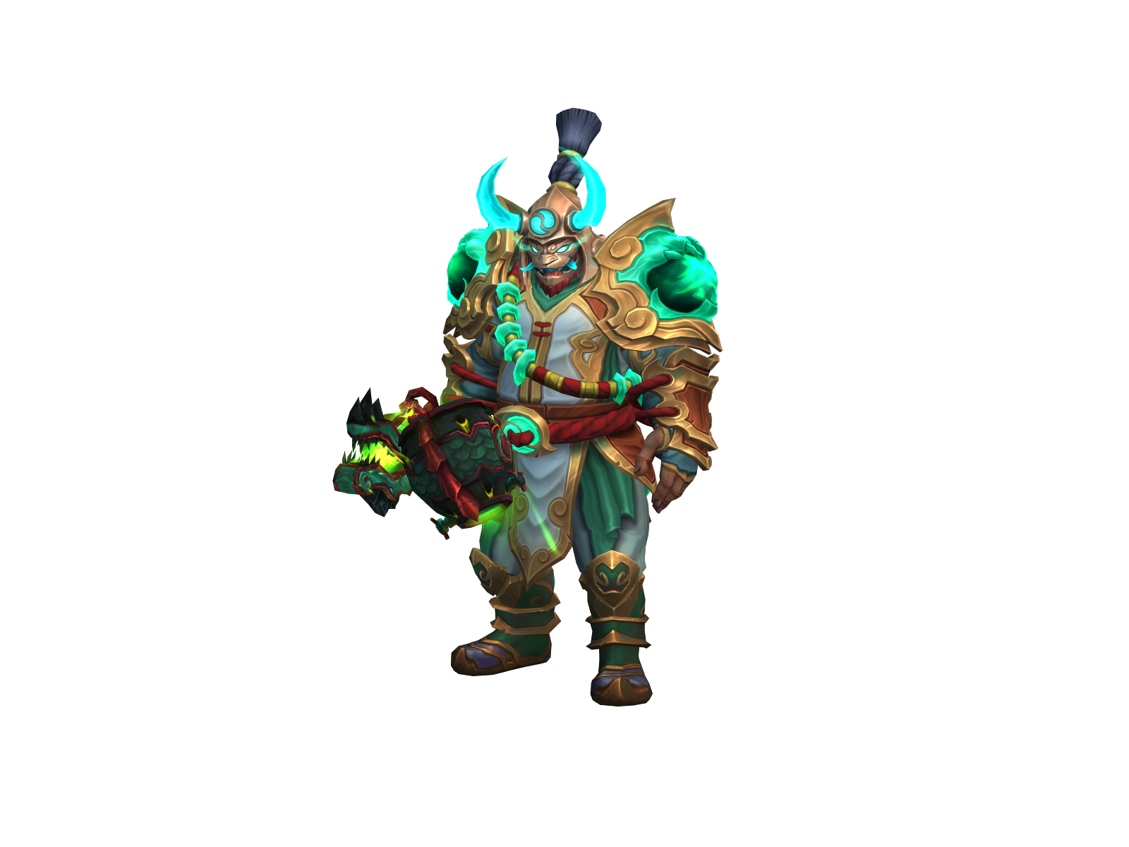 Glúttøny 3D character render