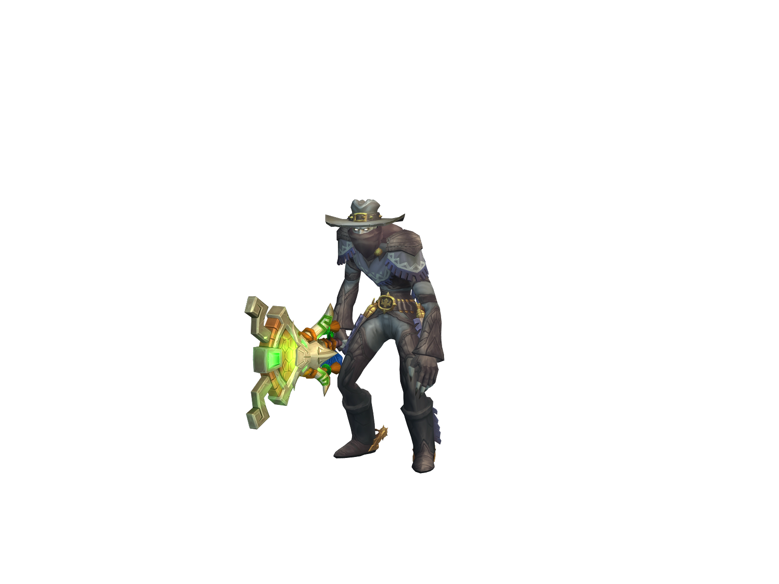 Pressbutton 3D character render