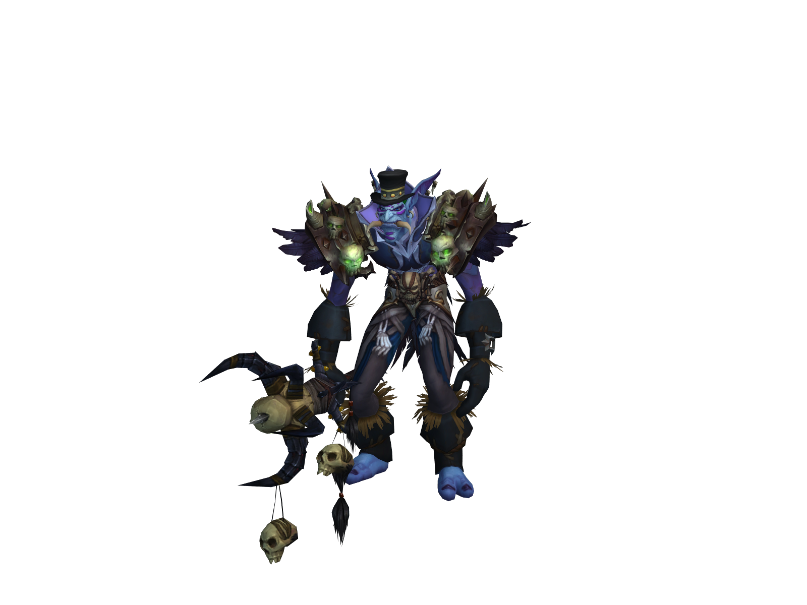 Sargtroll 3D character render
