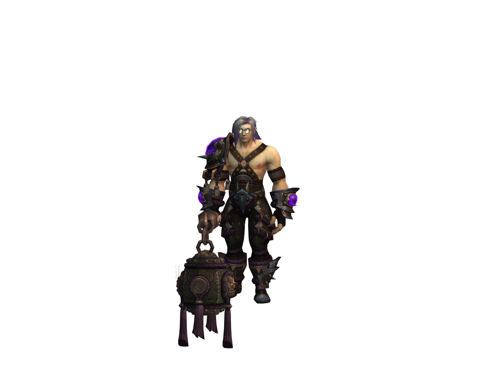 Gongster 3D character render