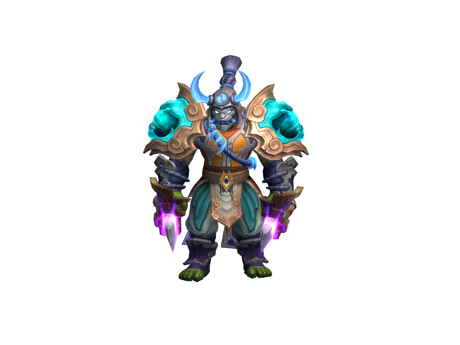 Uebone 3D character render