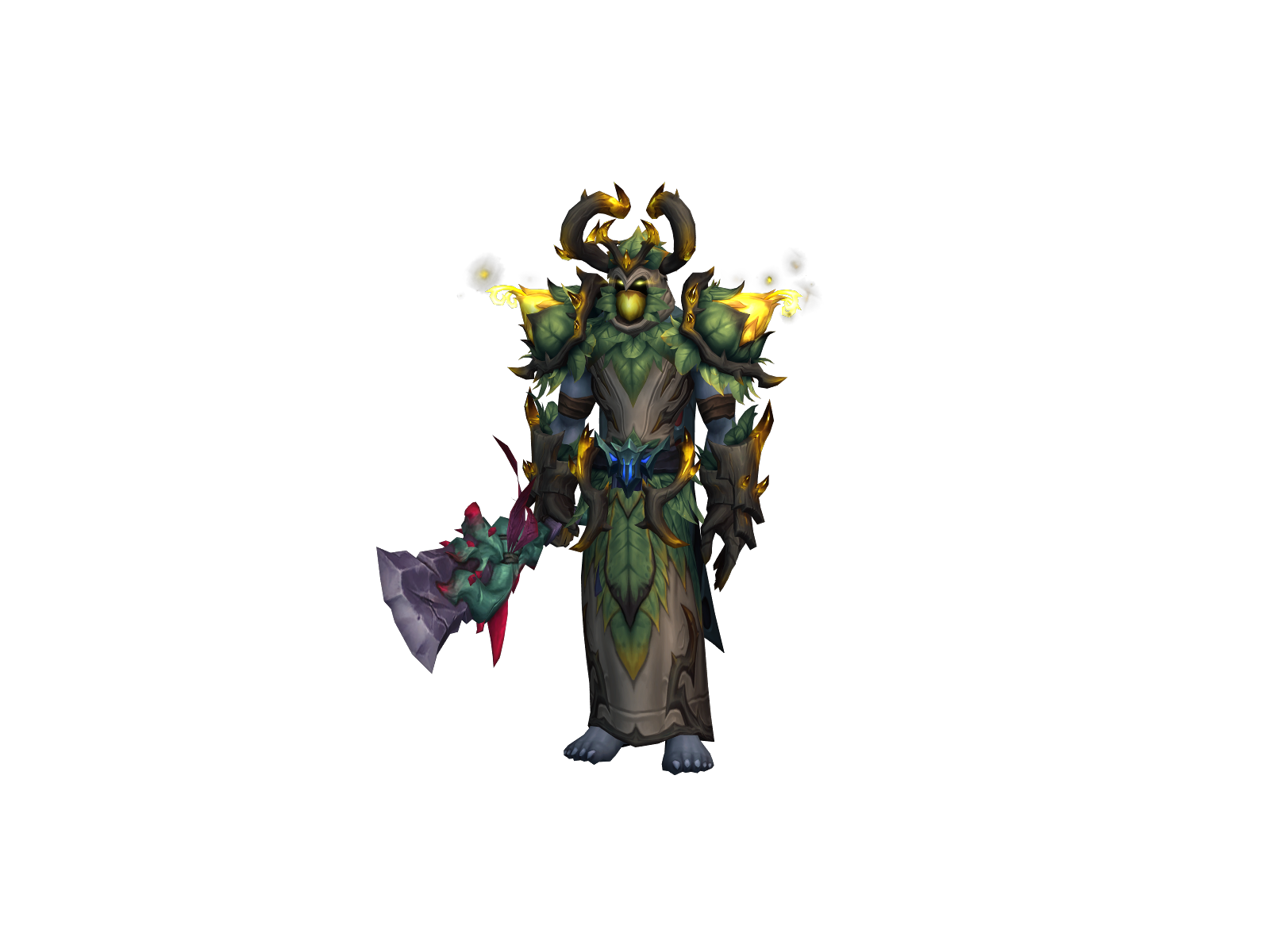 Foresthero 3D character render