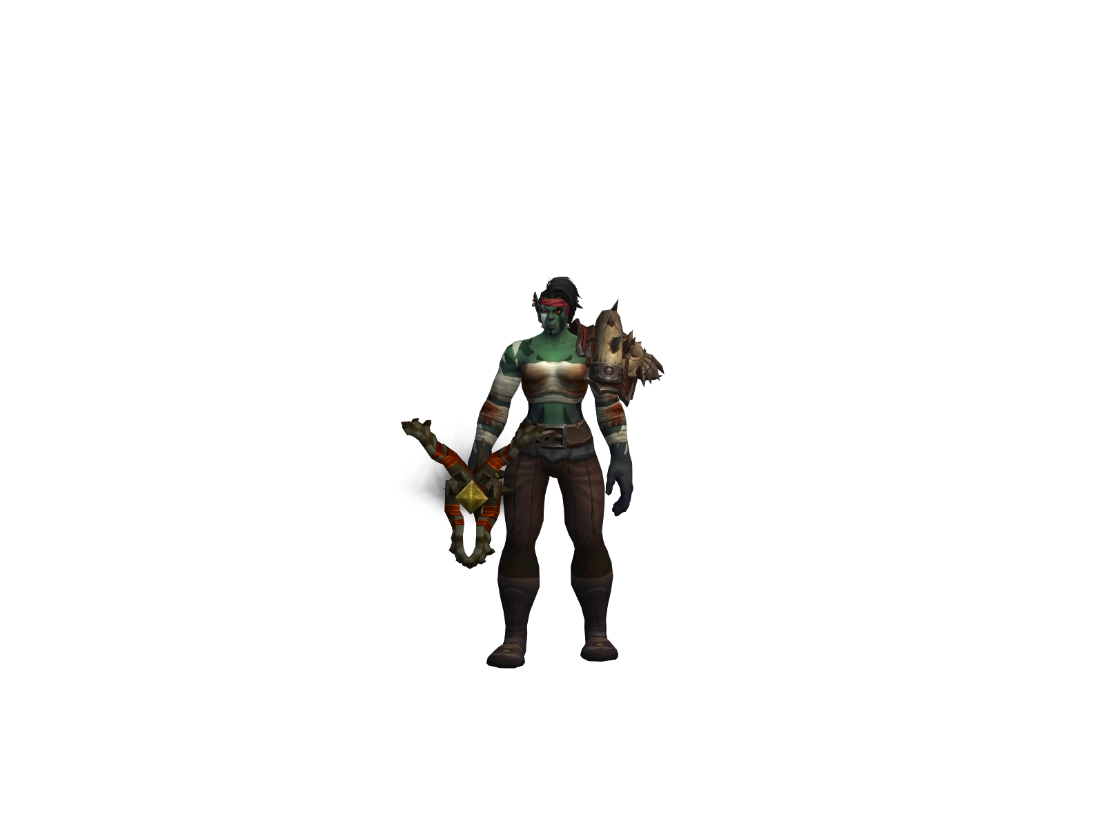 Kaped 3D character render