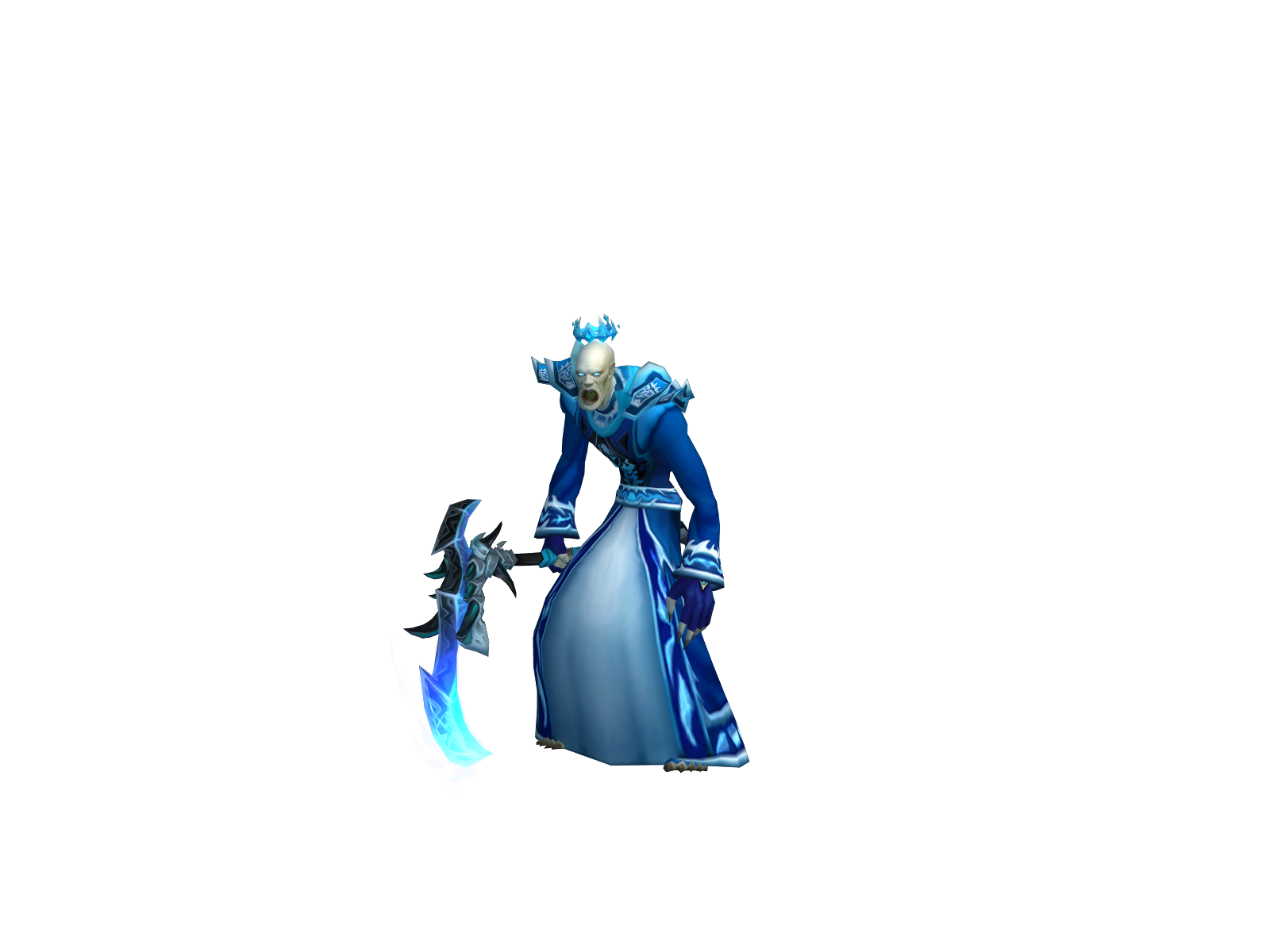 Icestaff 3D character render