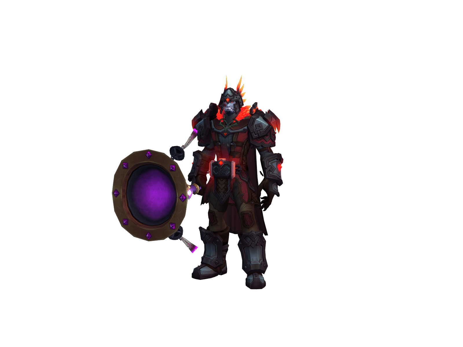 Doomsouls 3D character render
