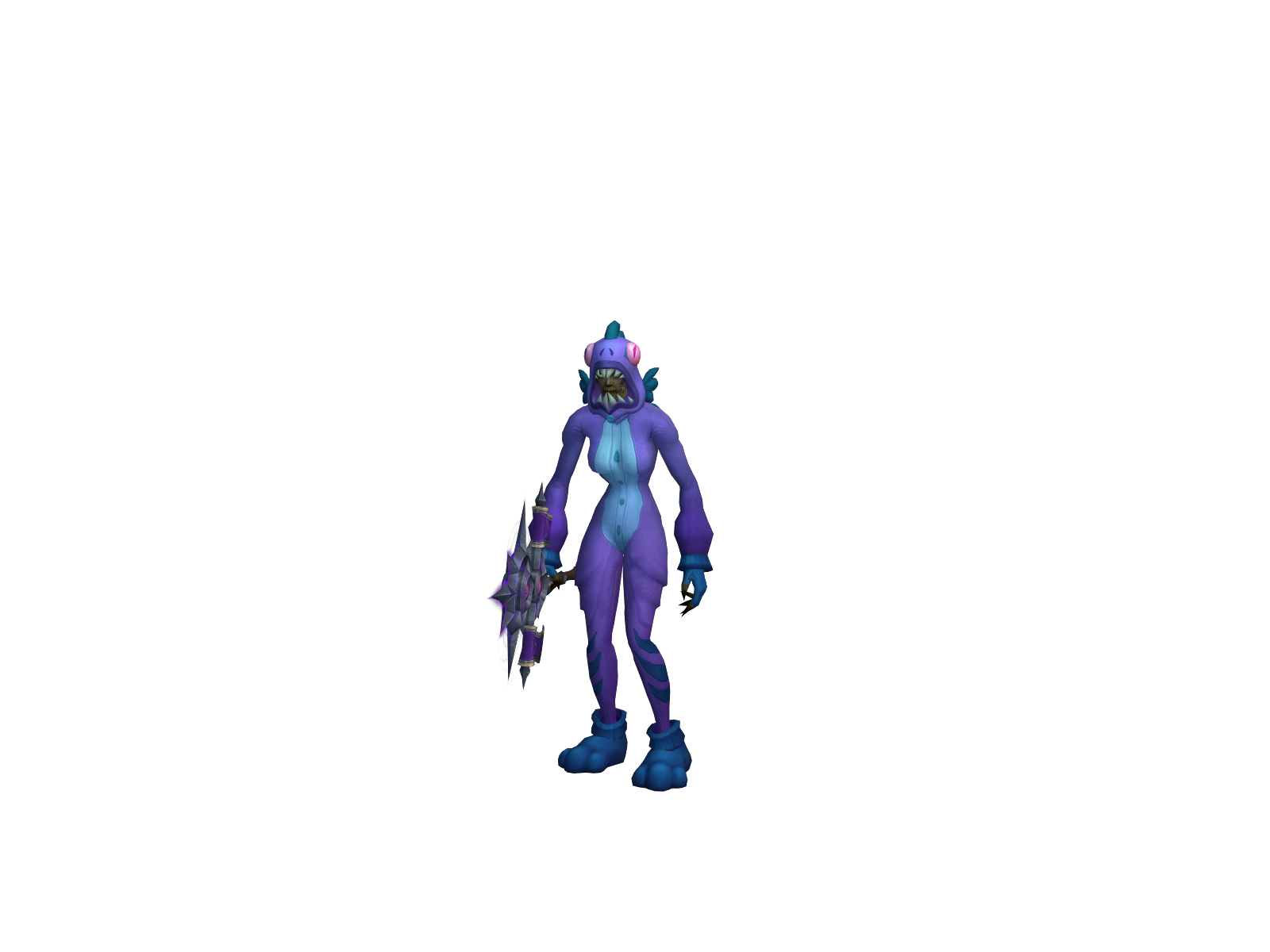 Kukopriest 3D character render