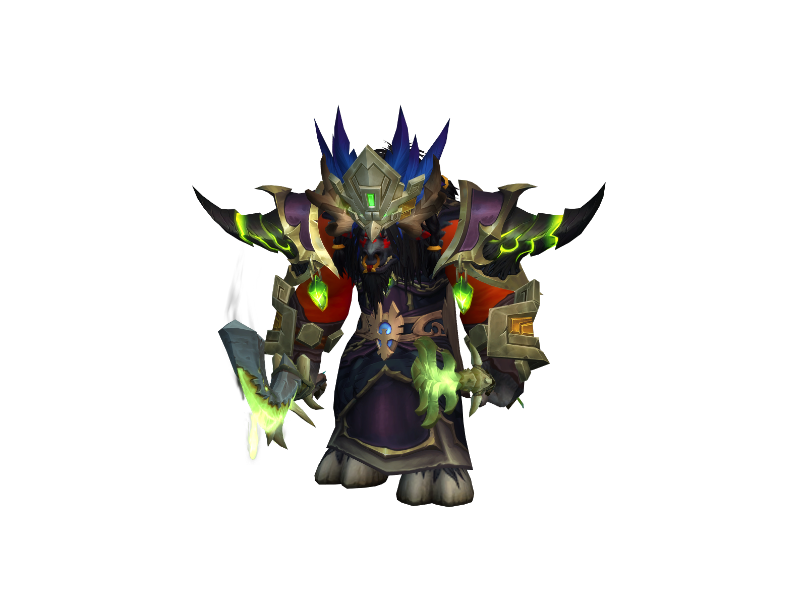 Demoncowster 3D character render