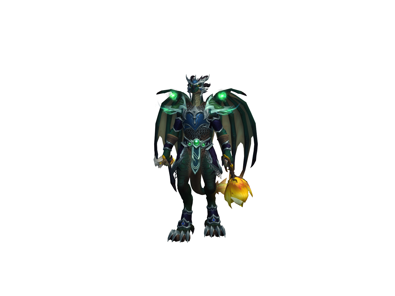 Lindworm 3D character render