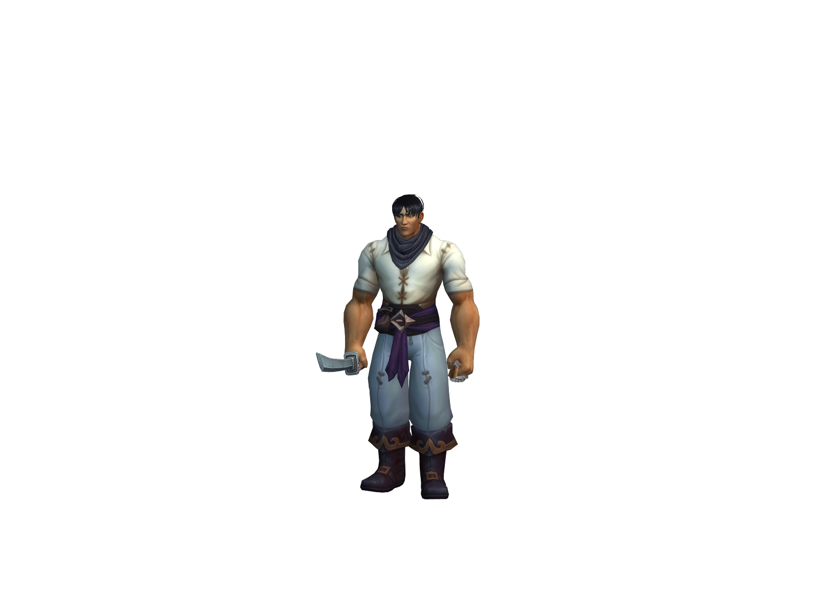 Tojï 3D character render