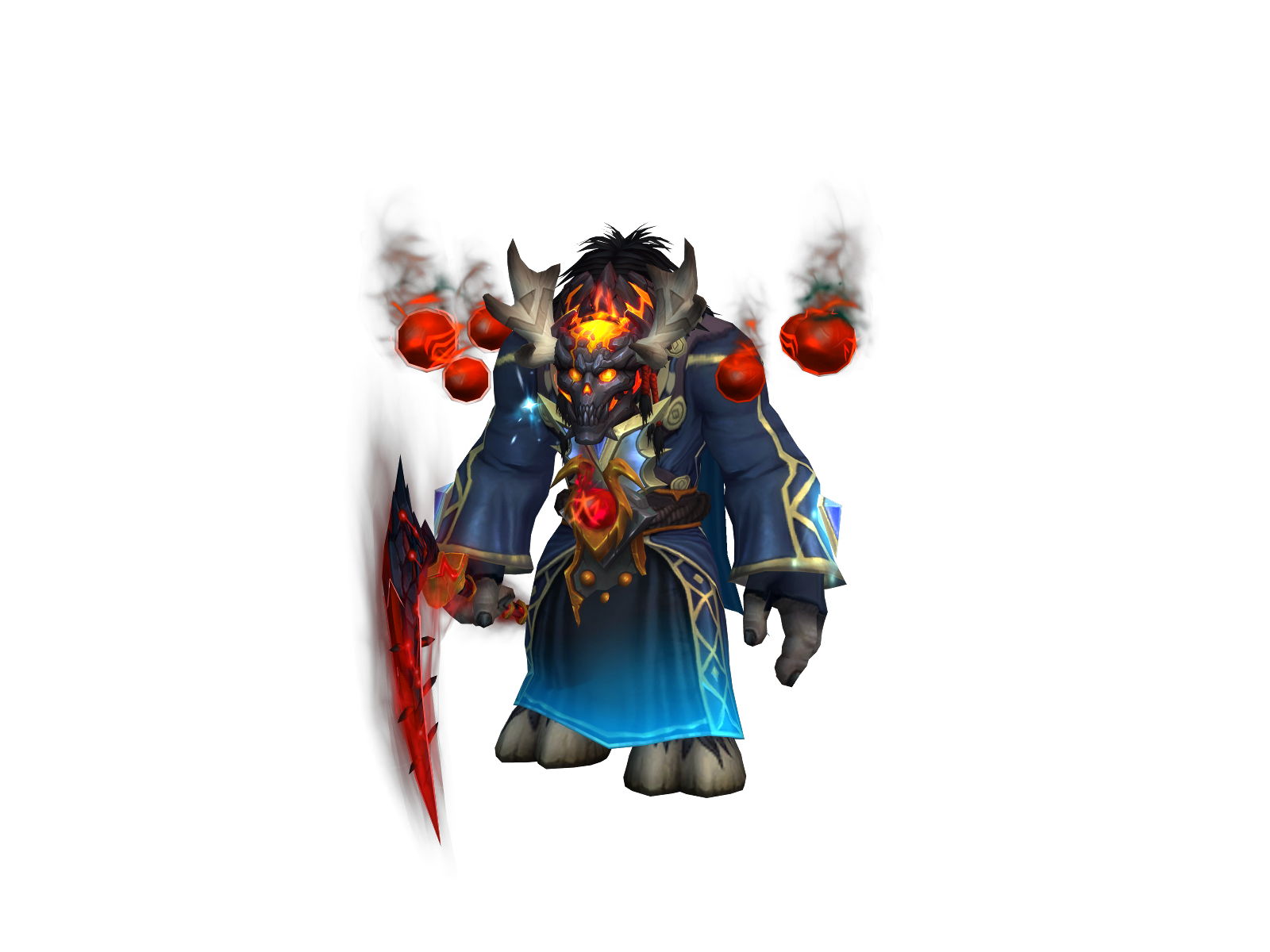 Rhyolith 3D character render