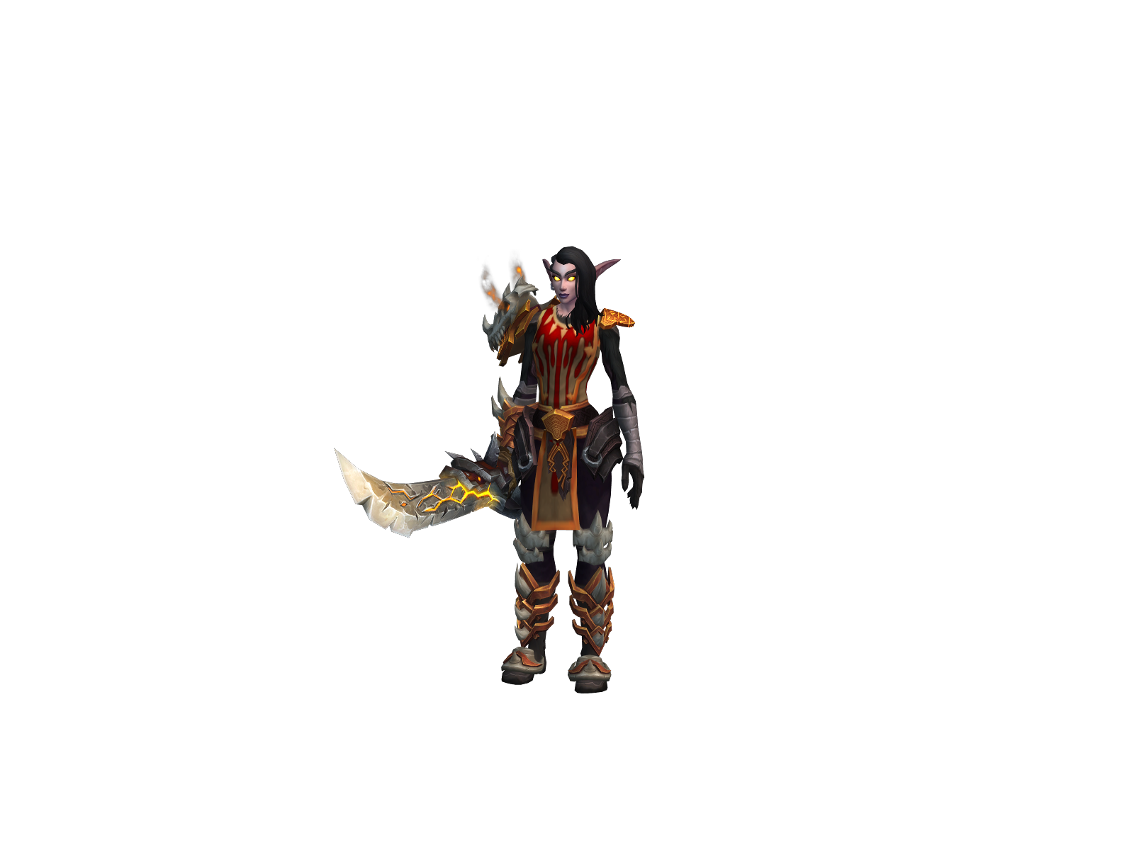 Hátébrééd 3D character render