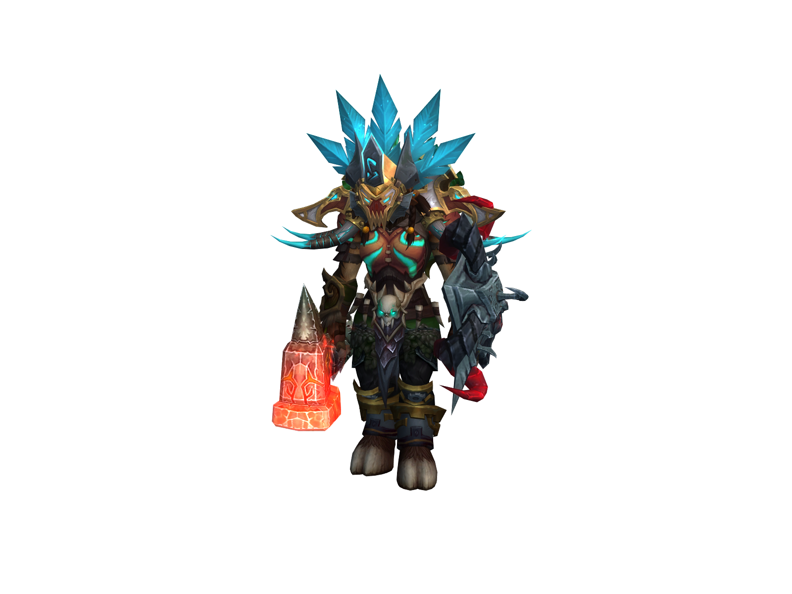 Shocomilk 3D character render