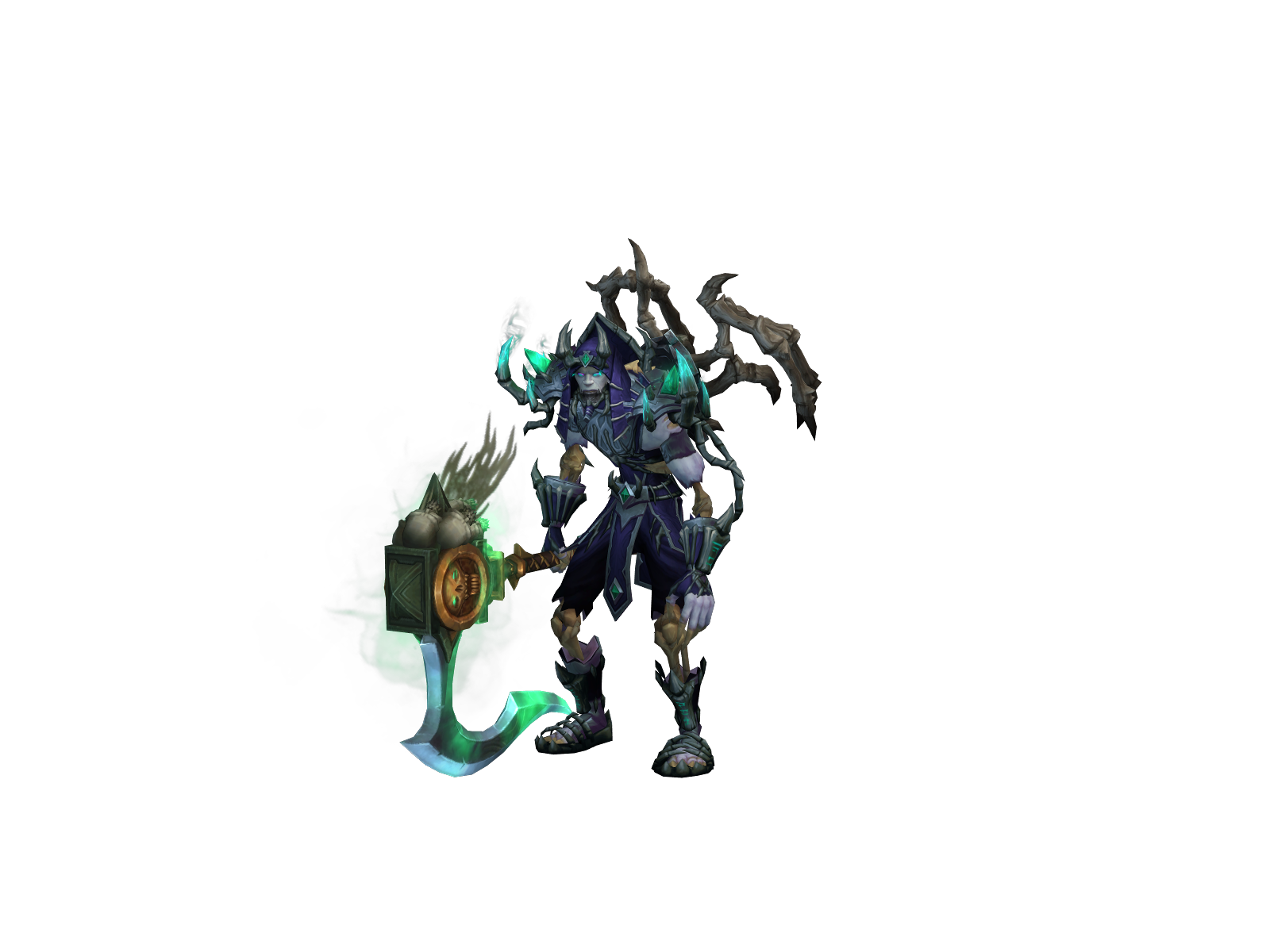 Nilhist 3D character render