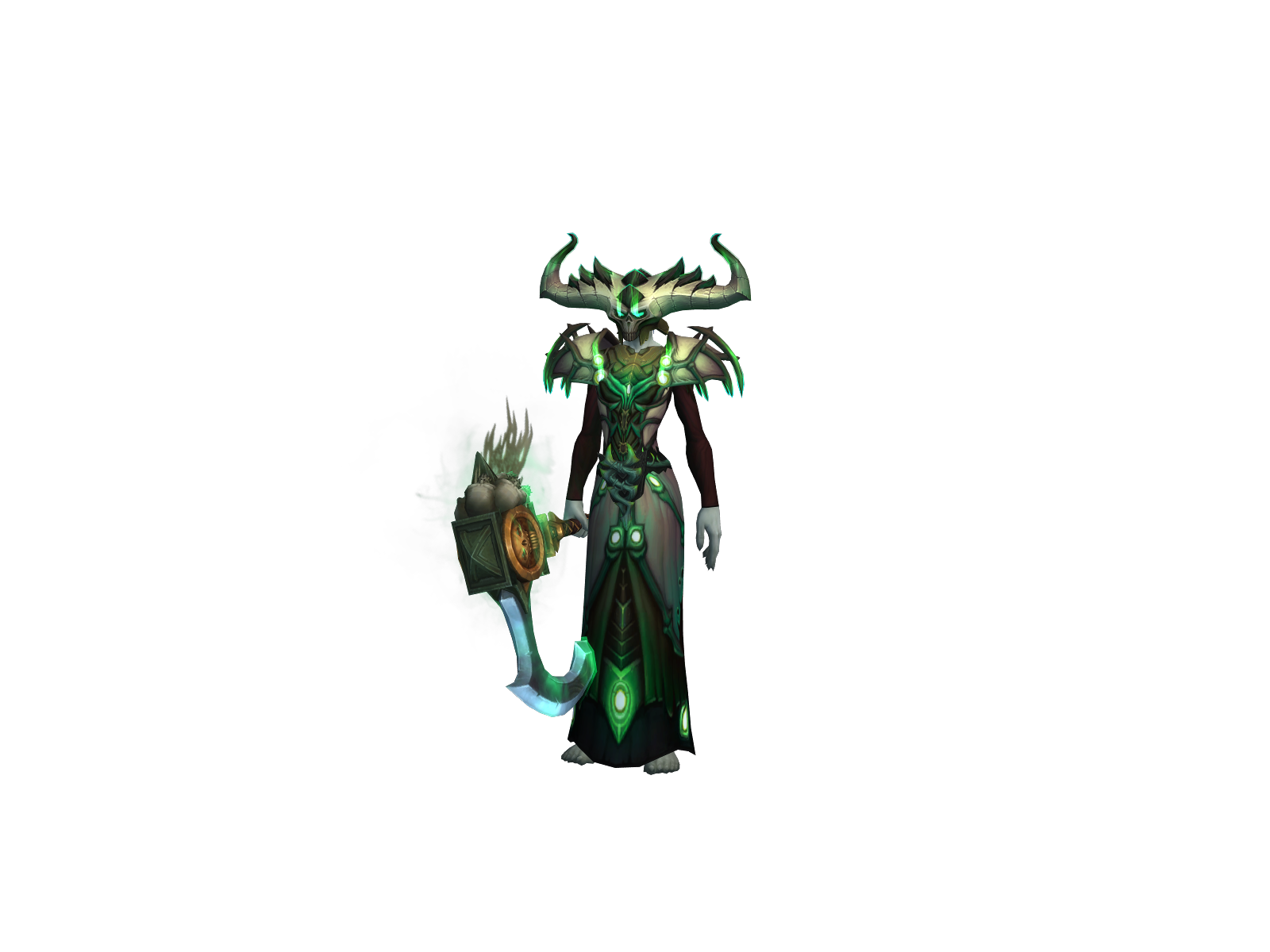 Nyxfall 3D character render