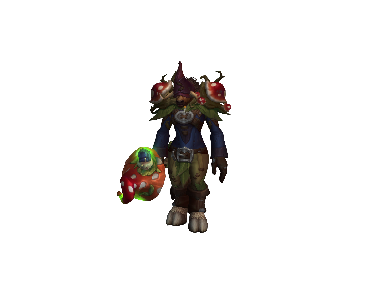 Bomut 3D character render