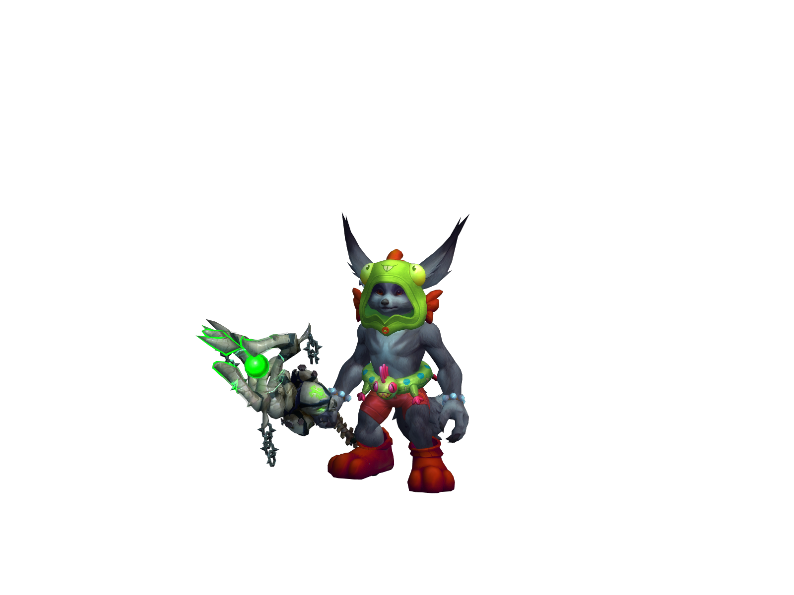 Lockfurry 3D character render