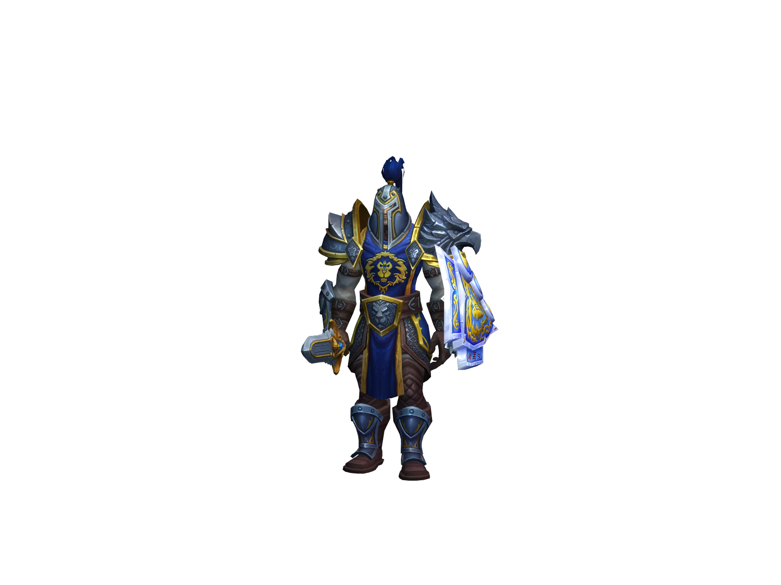 Sílverhand 3D character render