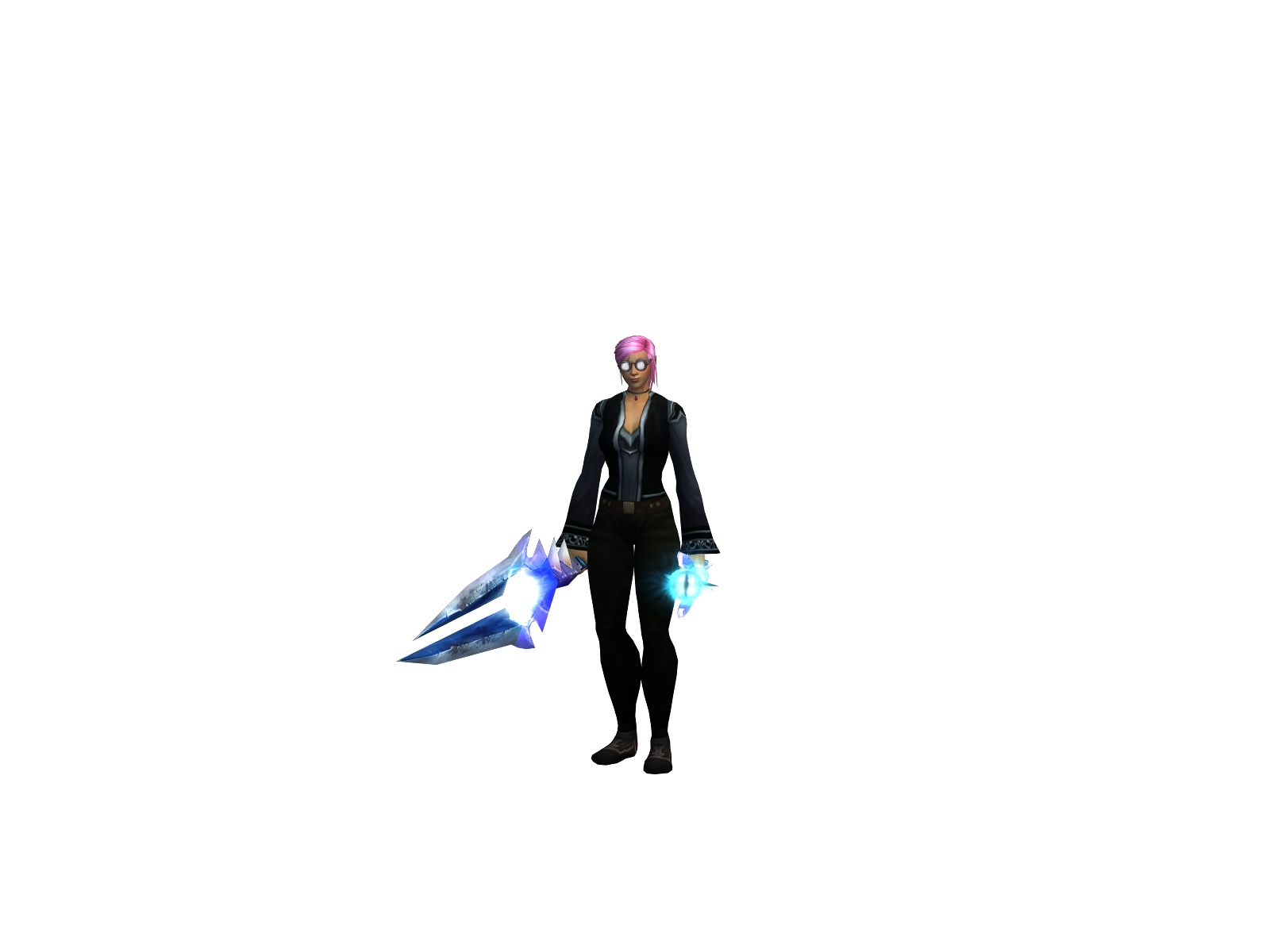 Cristalenia 3D character render