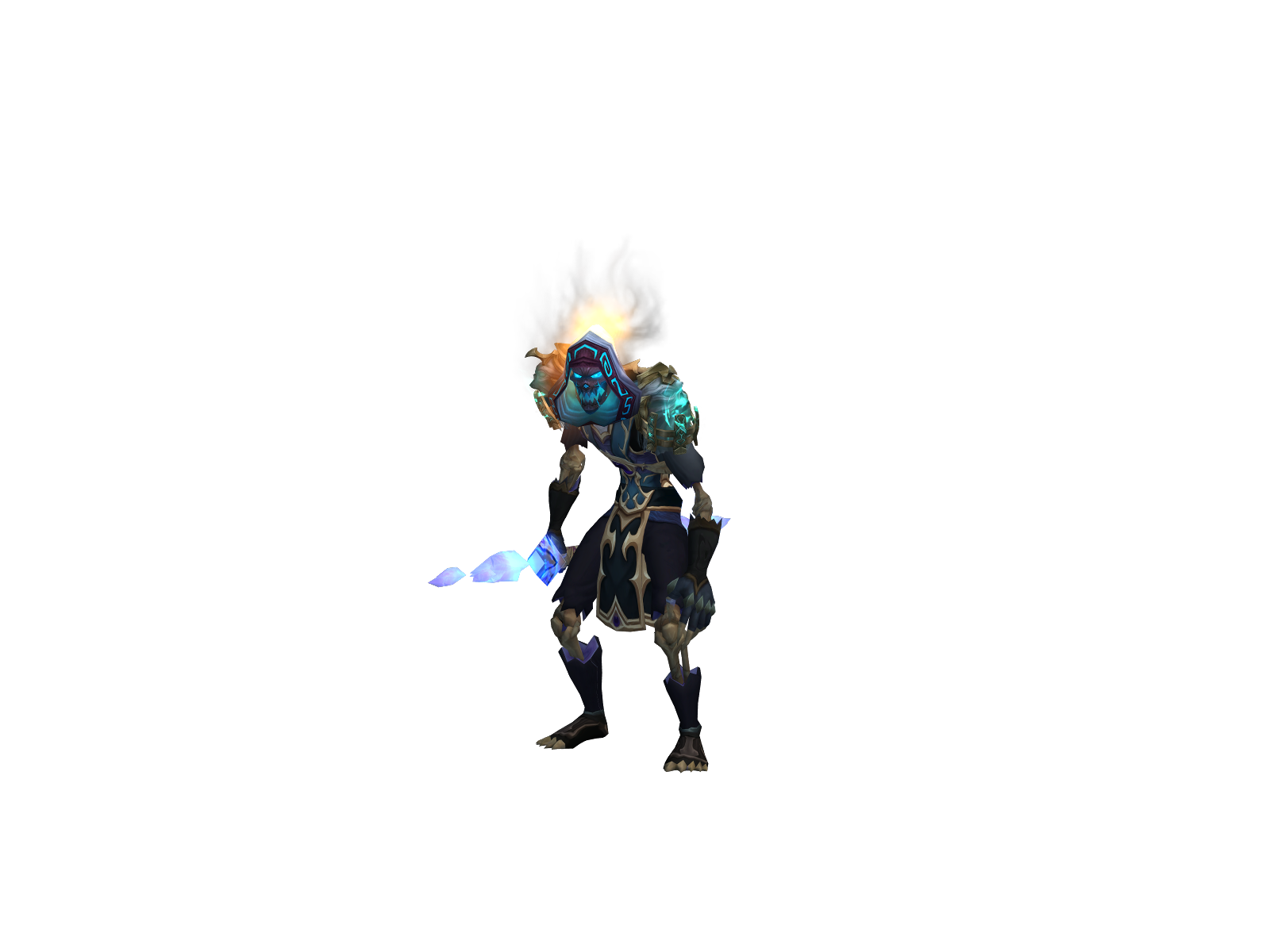 Iceflows 3D character render