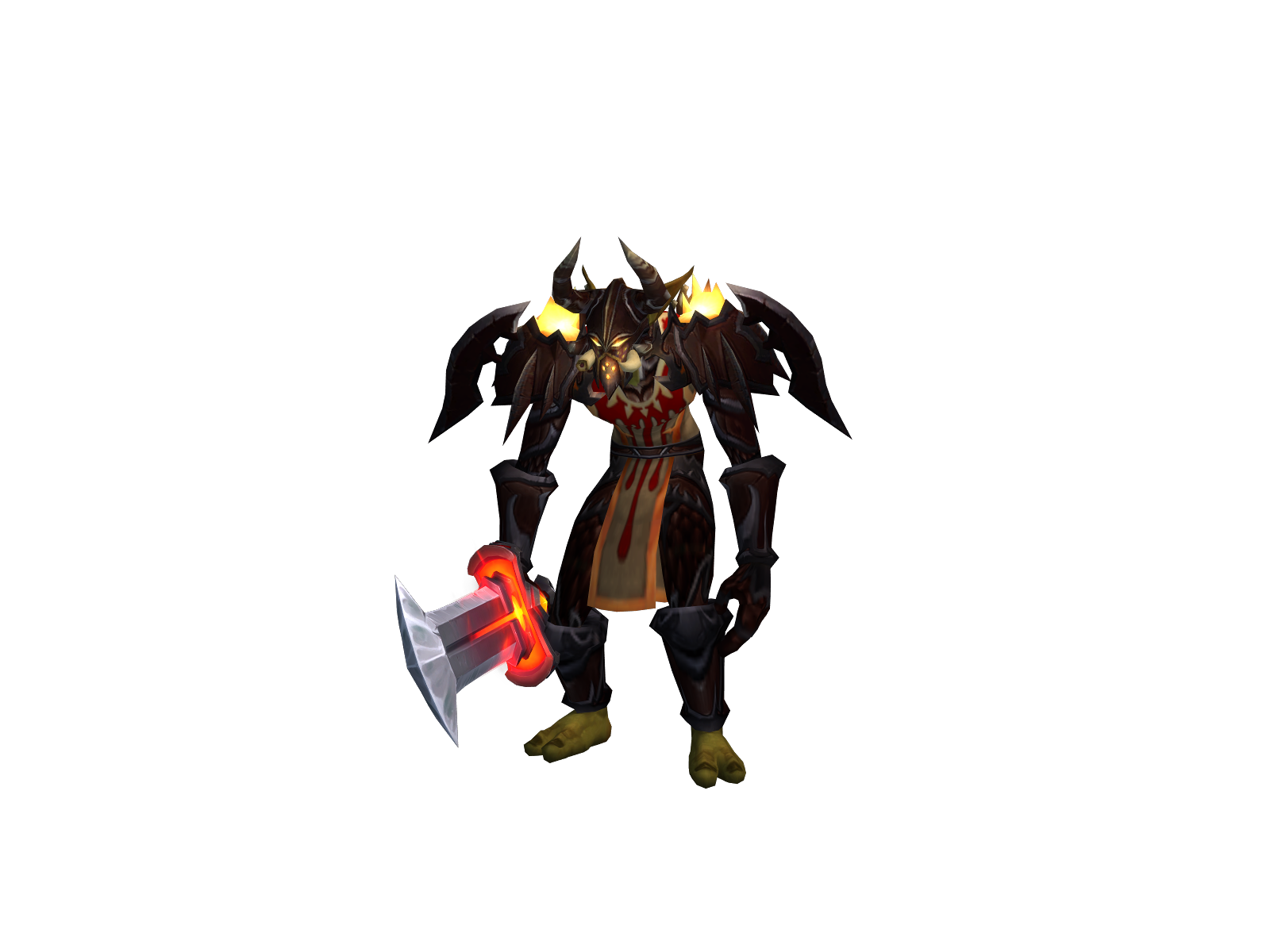 Hhøørrøørrøø 3D character render