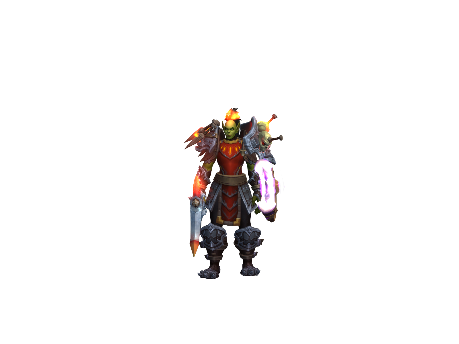 Hînes 3D character render