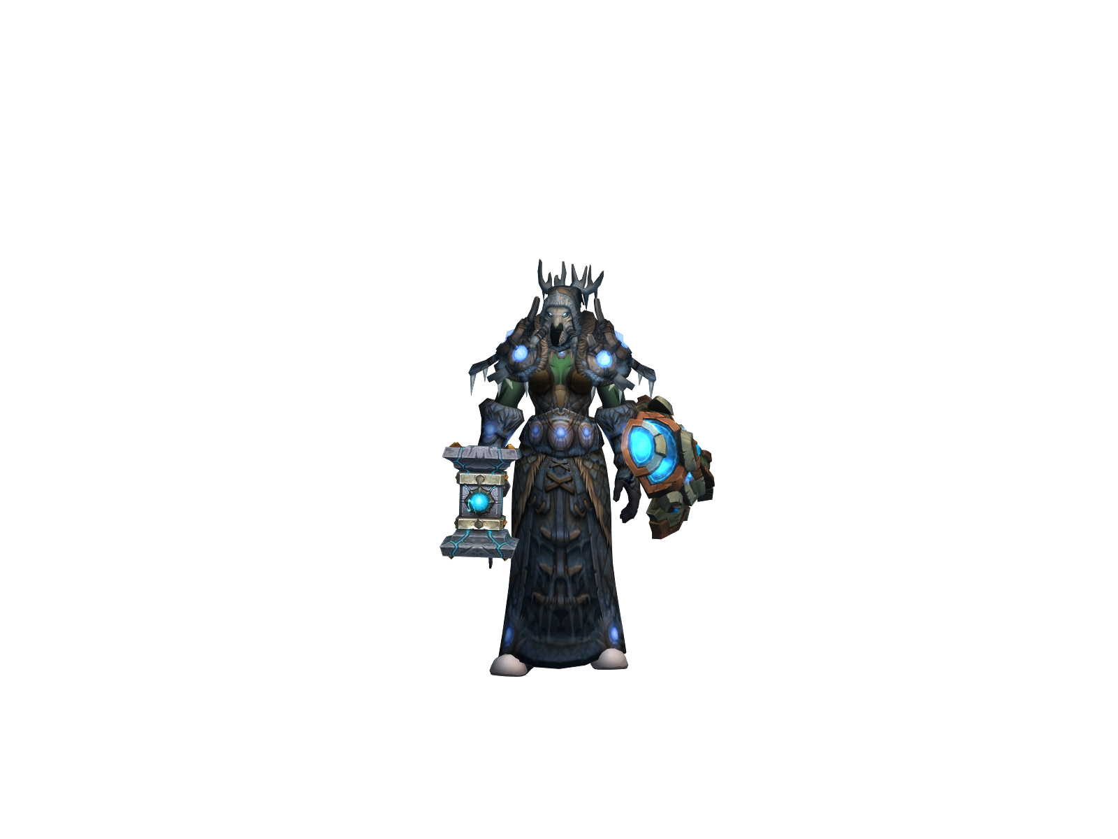 Cracktalla 3D character render