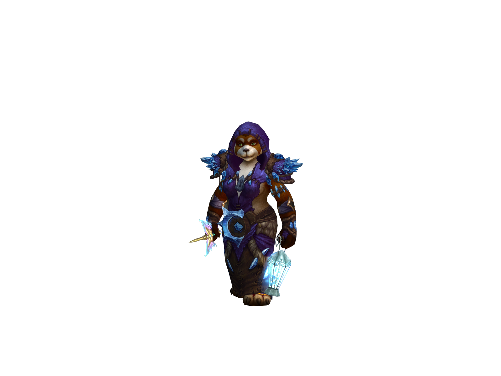Lingelderfur 3D character render