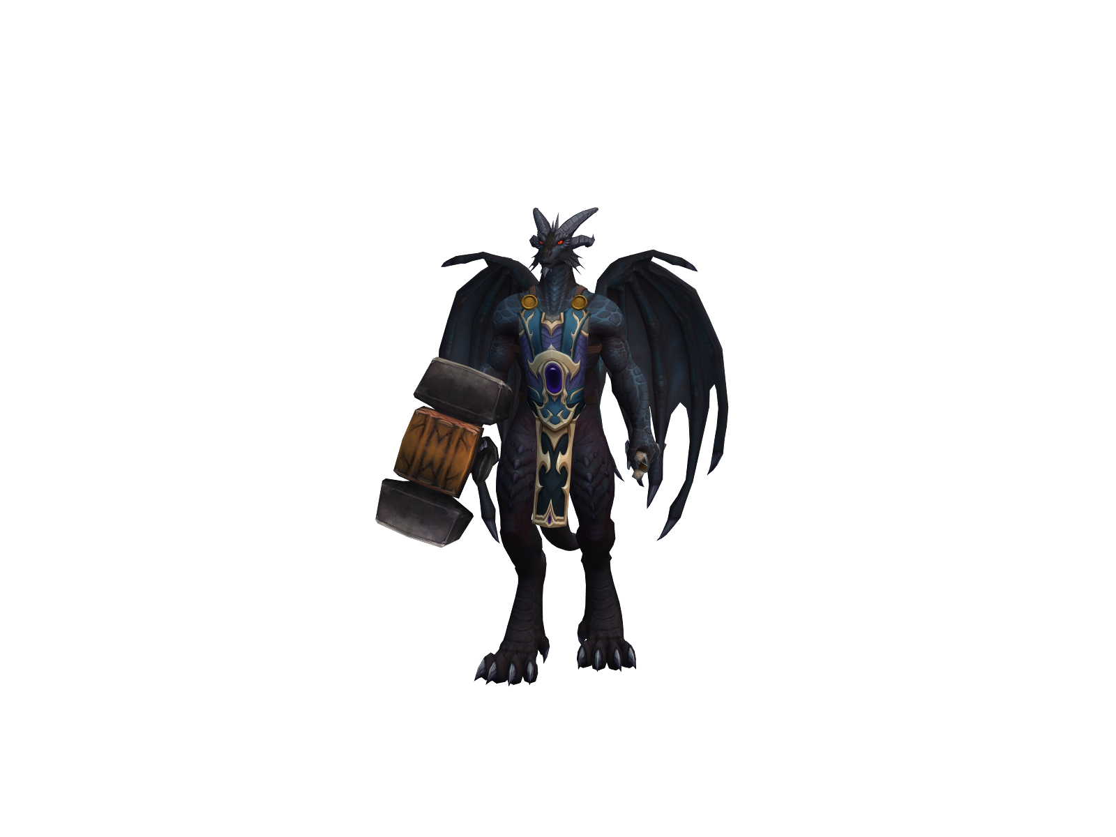 Zeroeyeque 3D character render