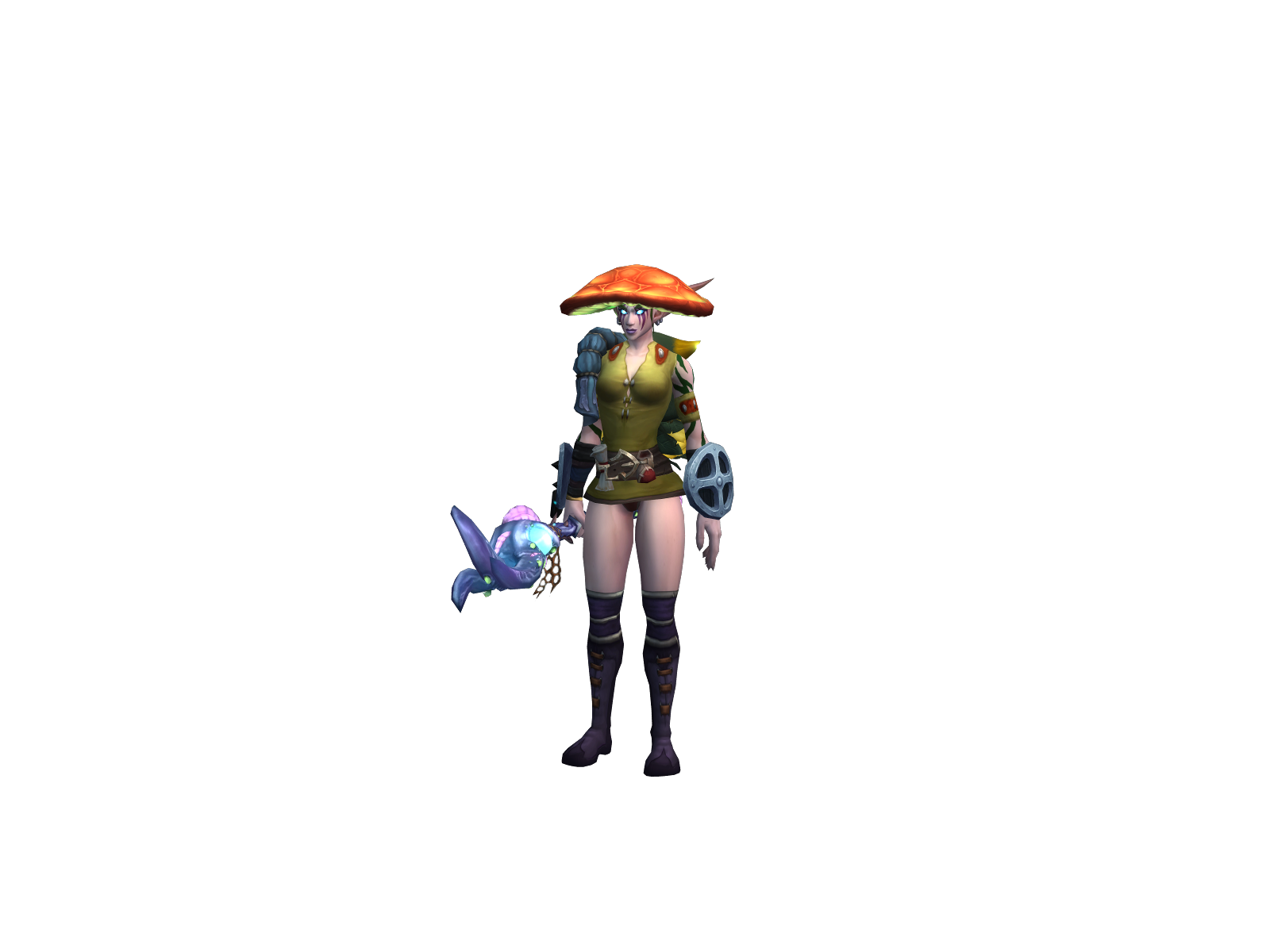 Naamaog 3D character render