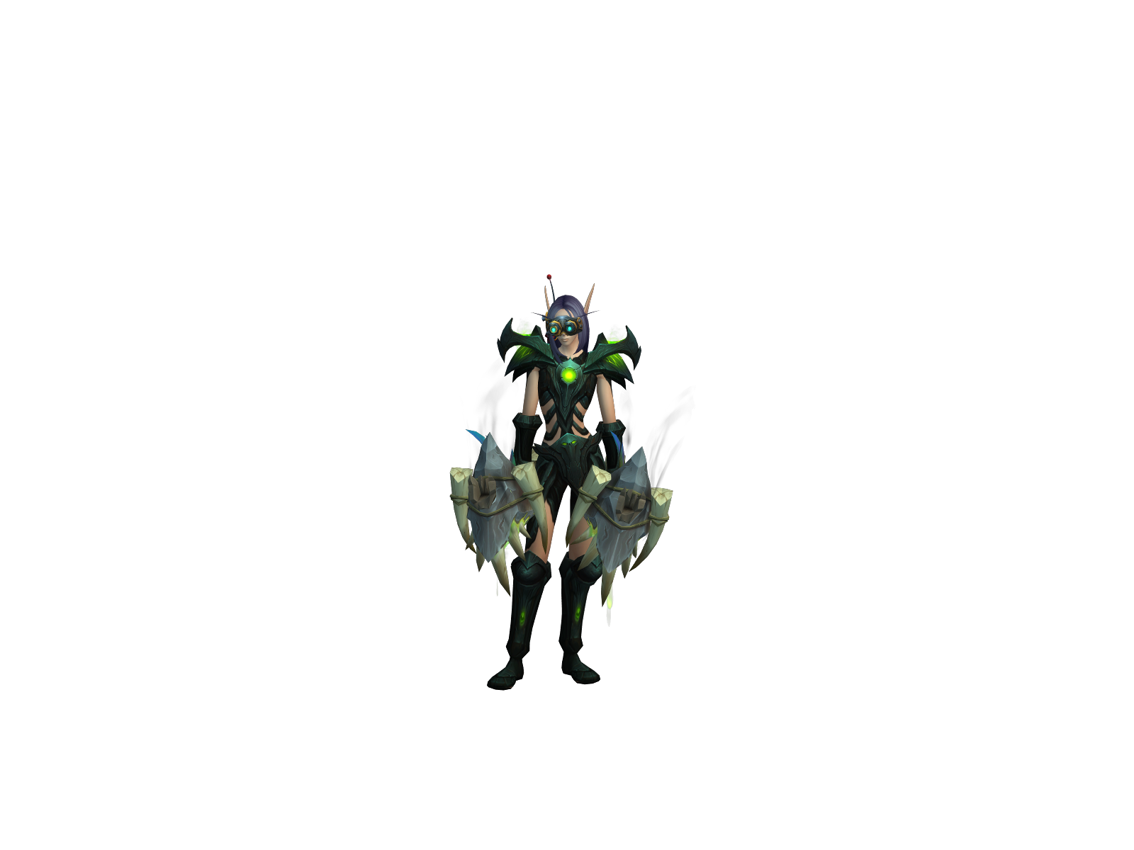 Violenca 3D character render