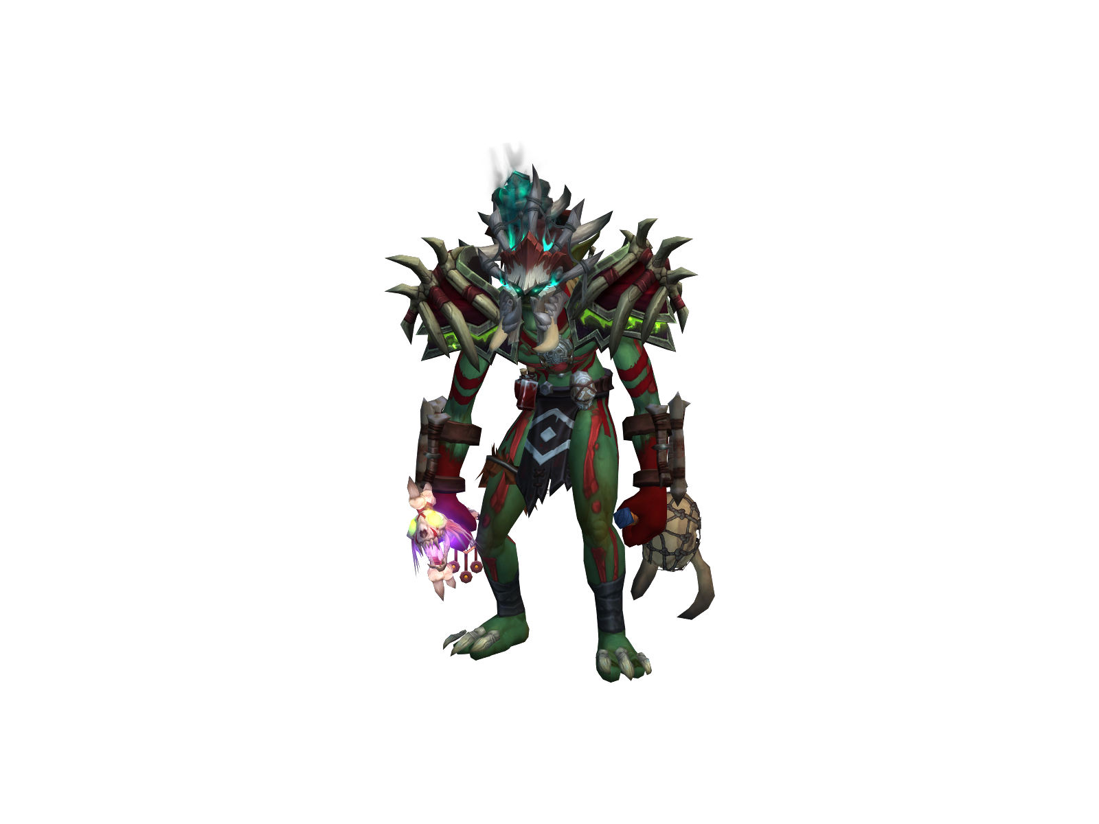 Tzulzuv 3D character render