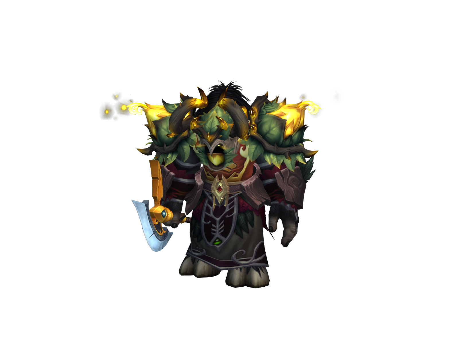 Dommedruid 3D character render