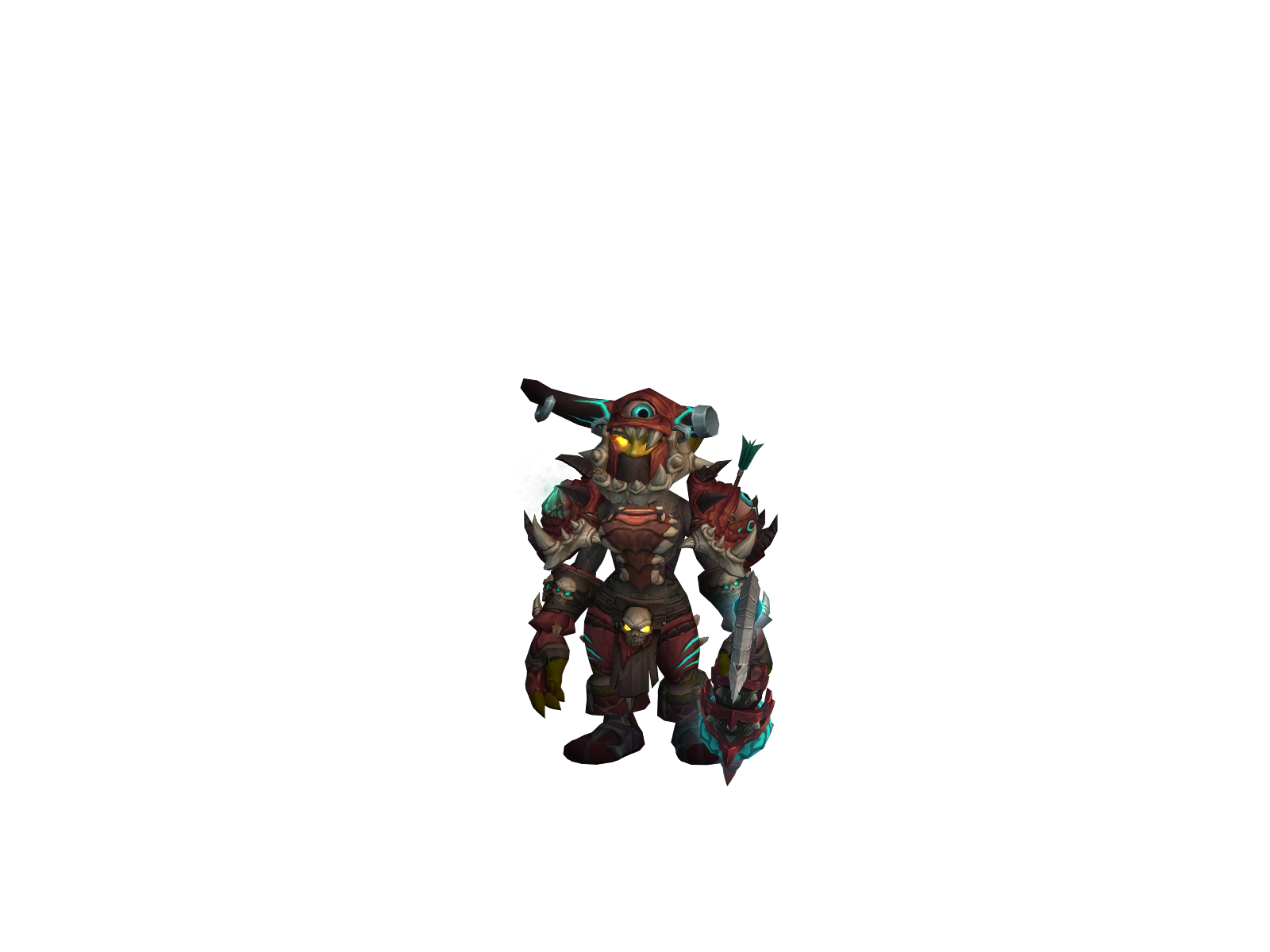 Mymuk 3D character render