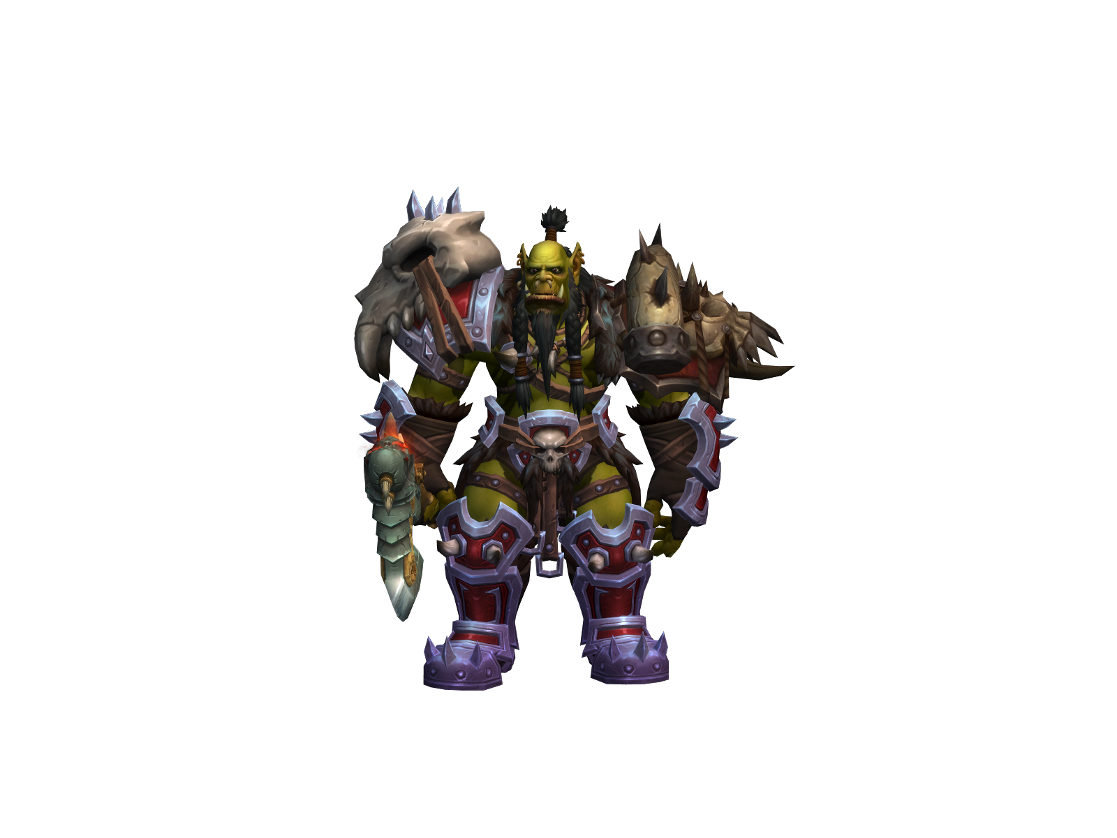 Moonblan 3D character render