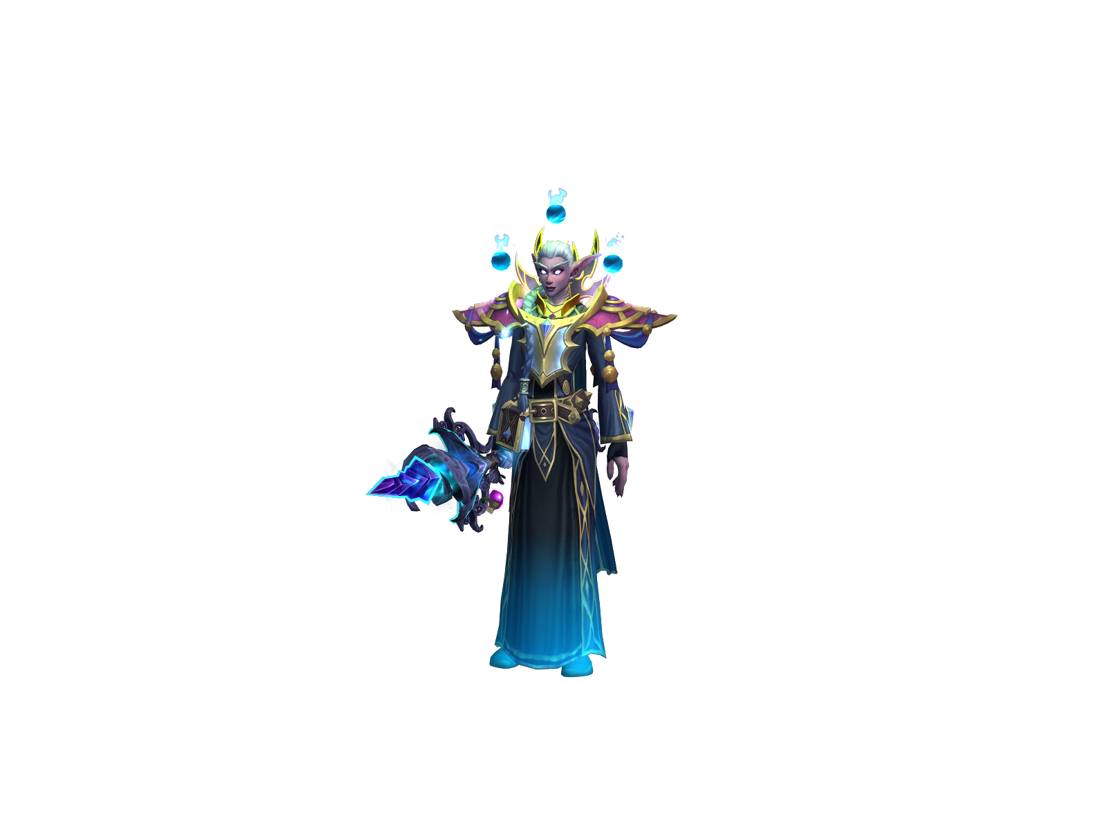 Archmagearya 3D character render
