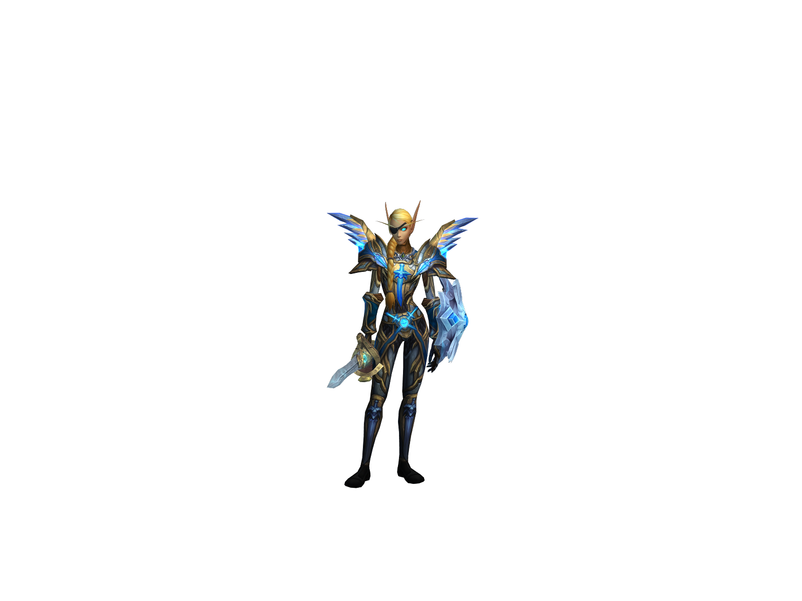 Encored 3D character render