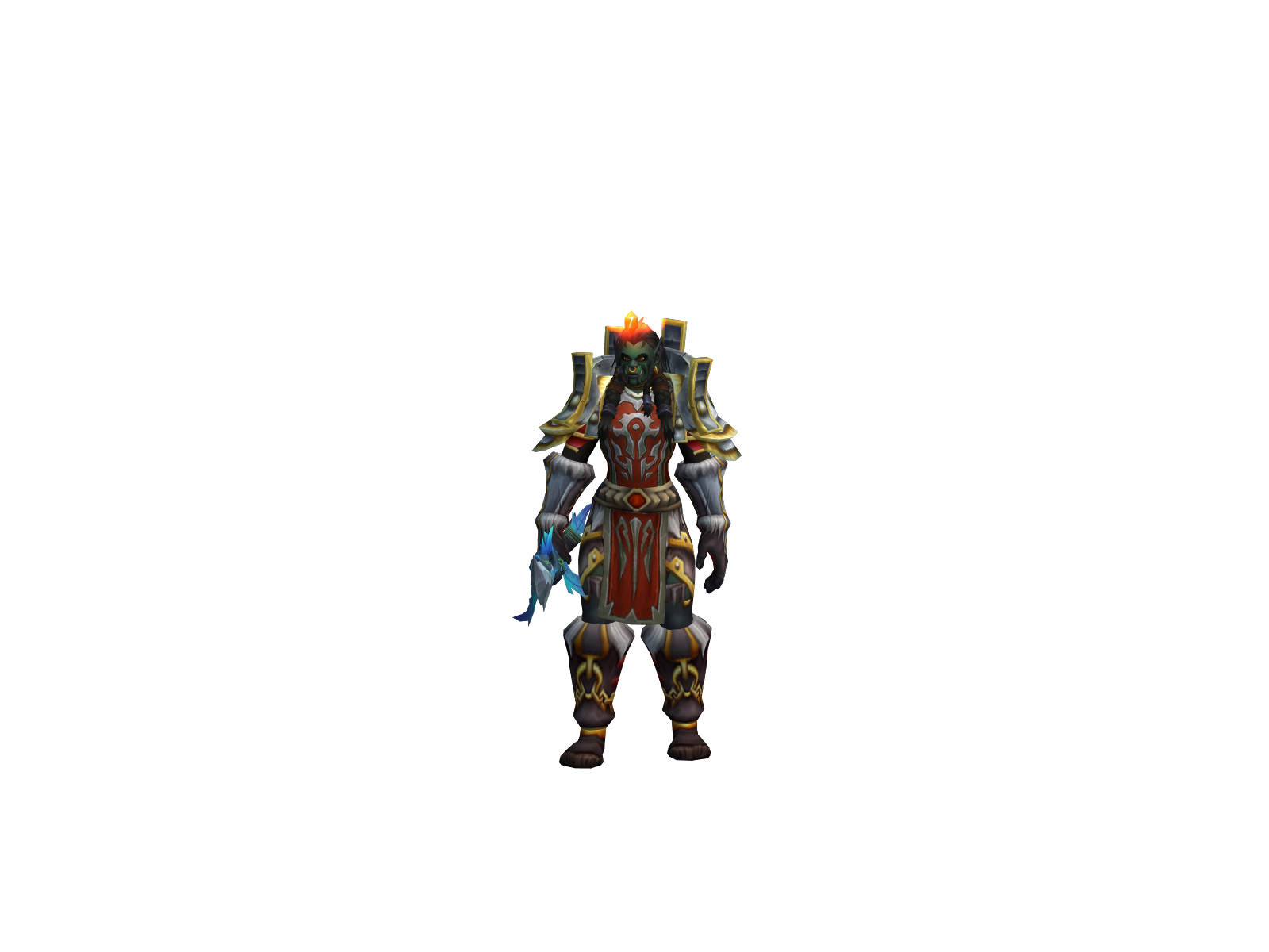 Ypnobatis 3D character render