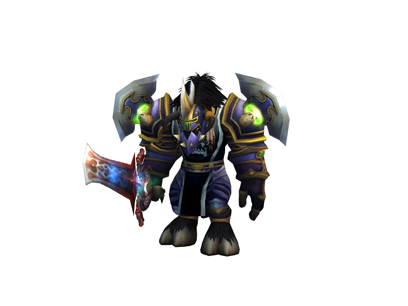 Biggihorns 3D character render