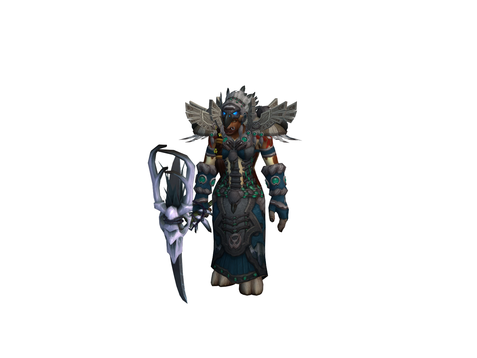 Tiltadru 3D character render