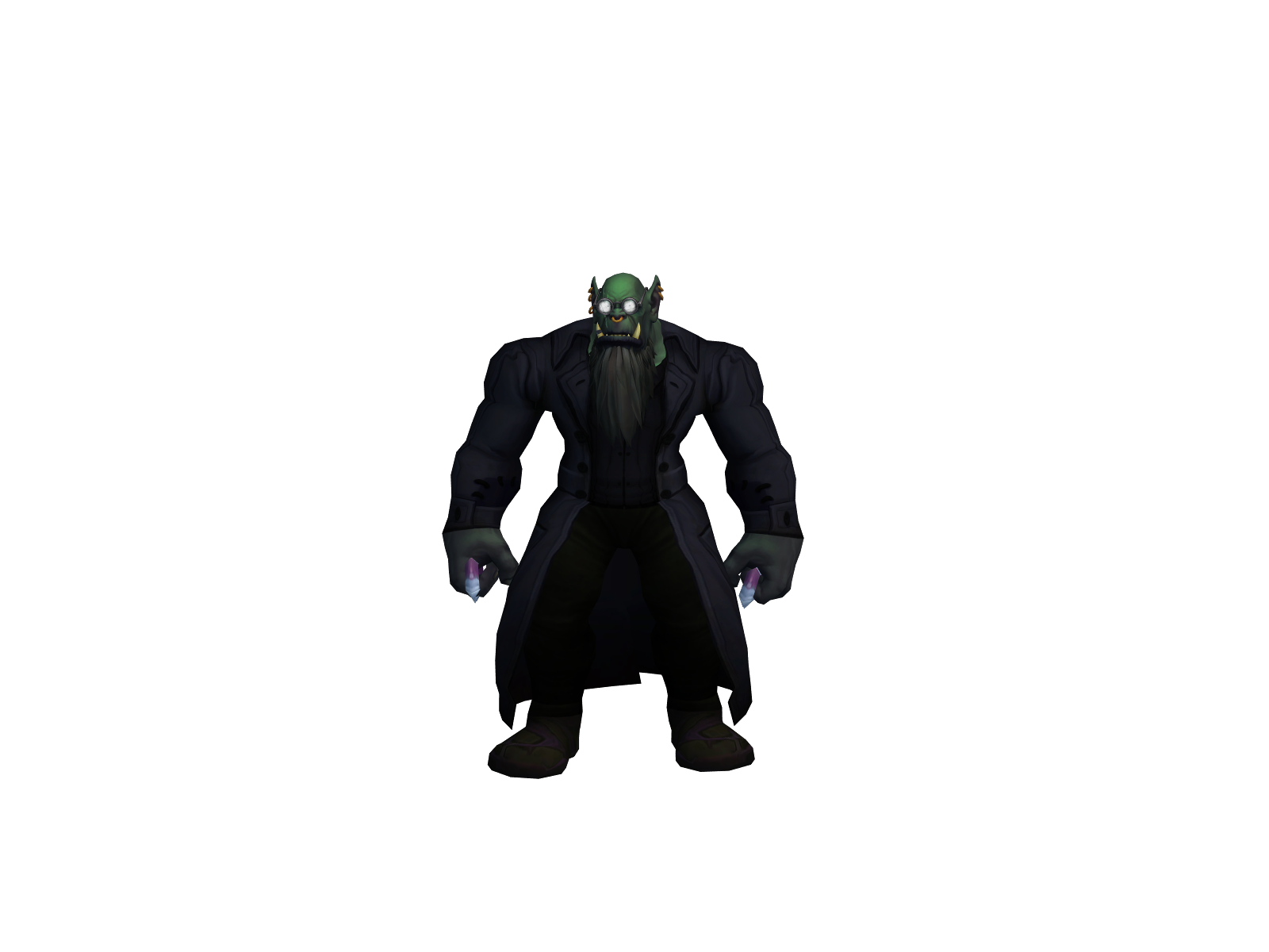 Snowfist 3D character render
