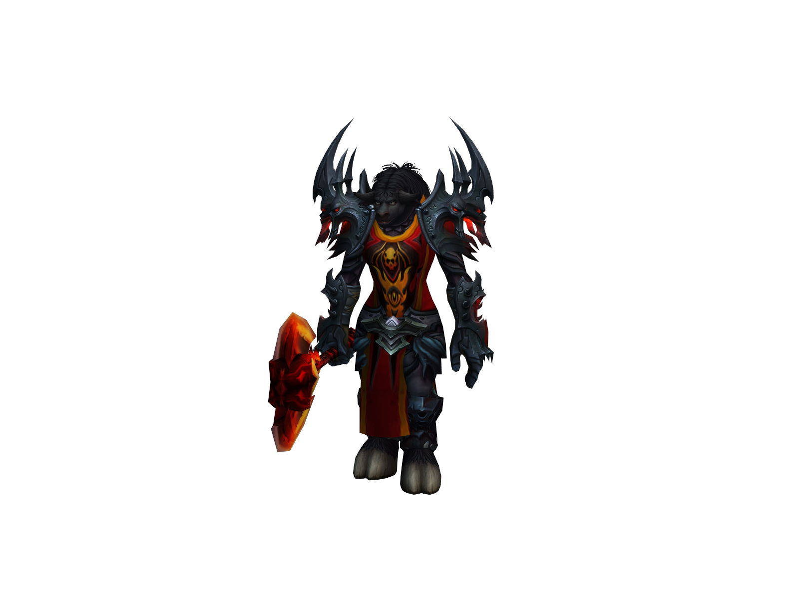cloudyhoof 3D character render