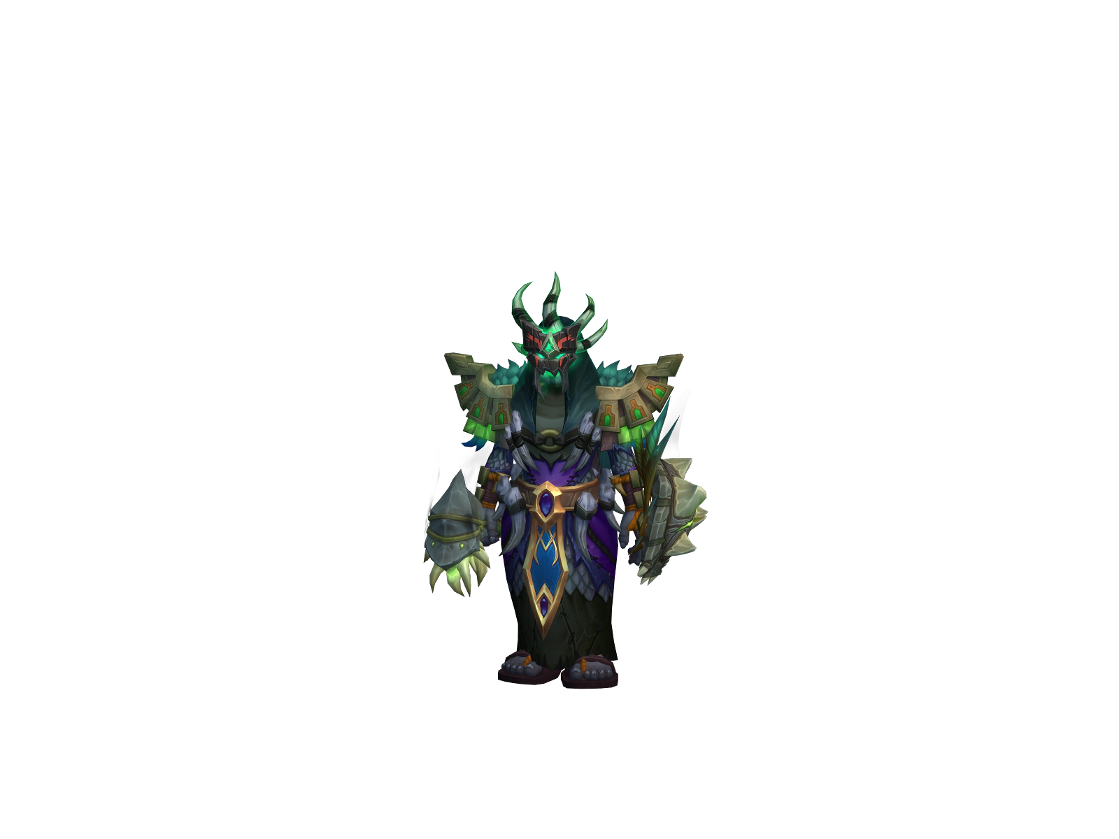 Blekmamba 3D character render