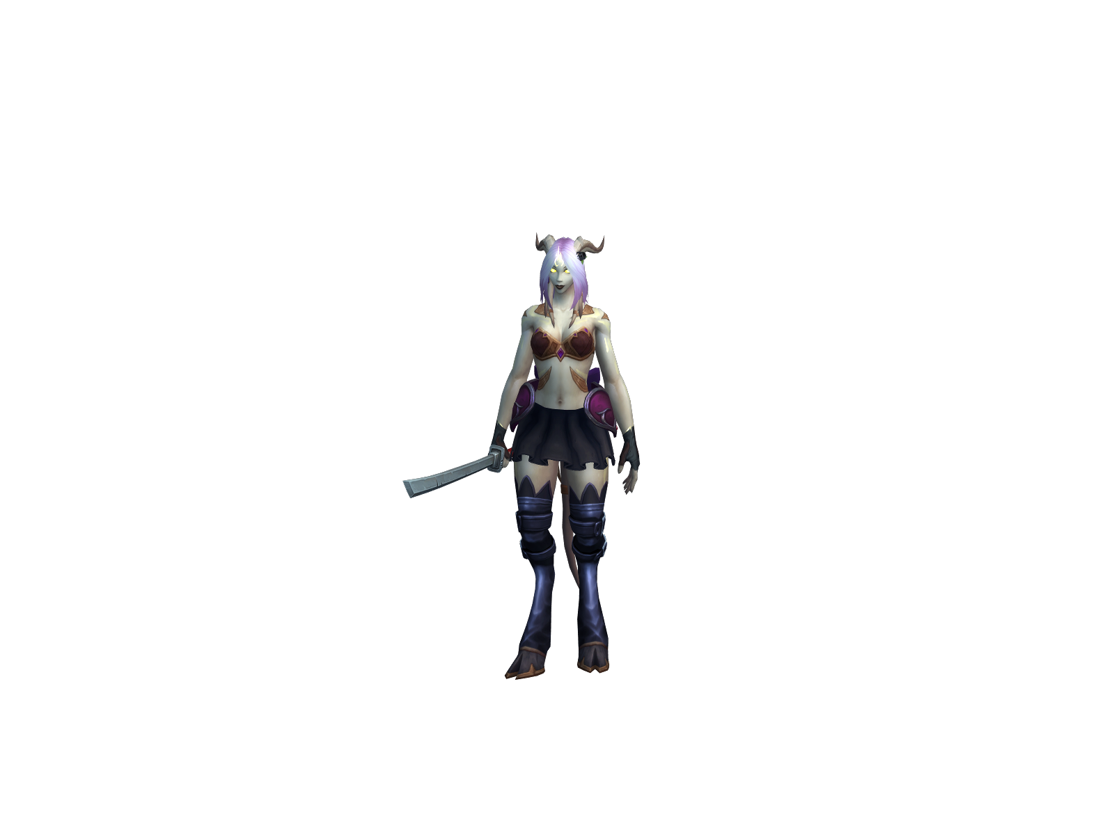Sacmymiau 3D character render