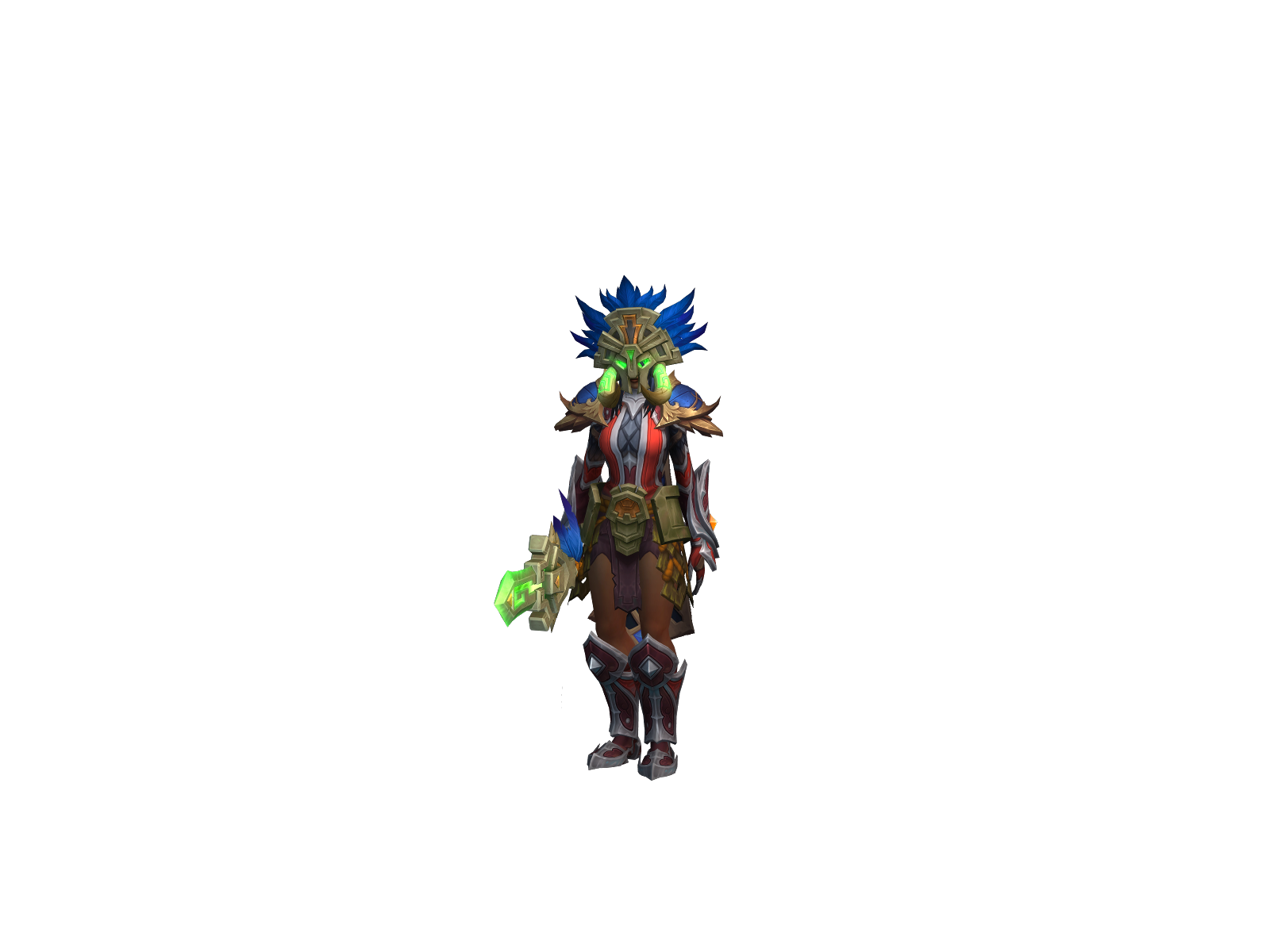 Geck 3D character render