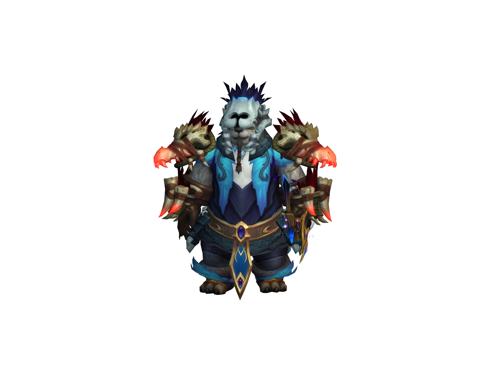 Rollnpanda 3D character render
