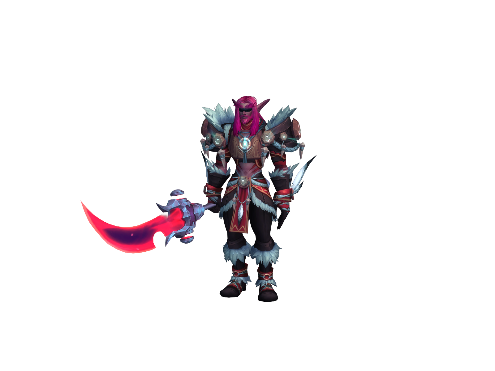 Afkhealer 3D character render