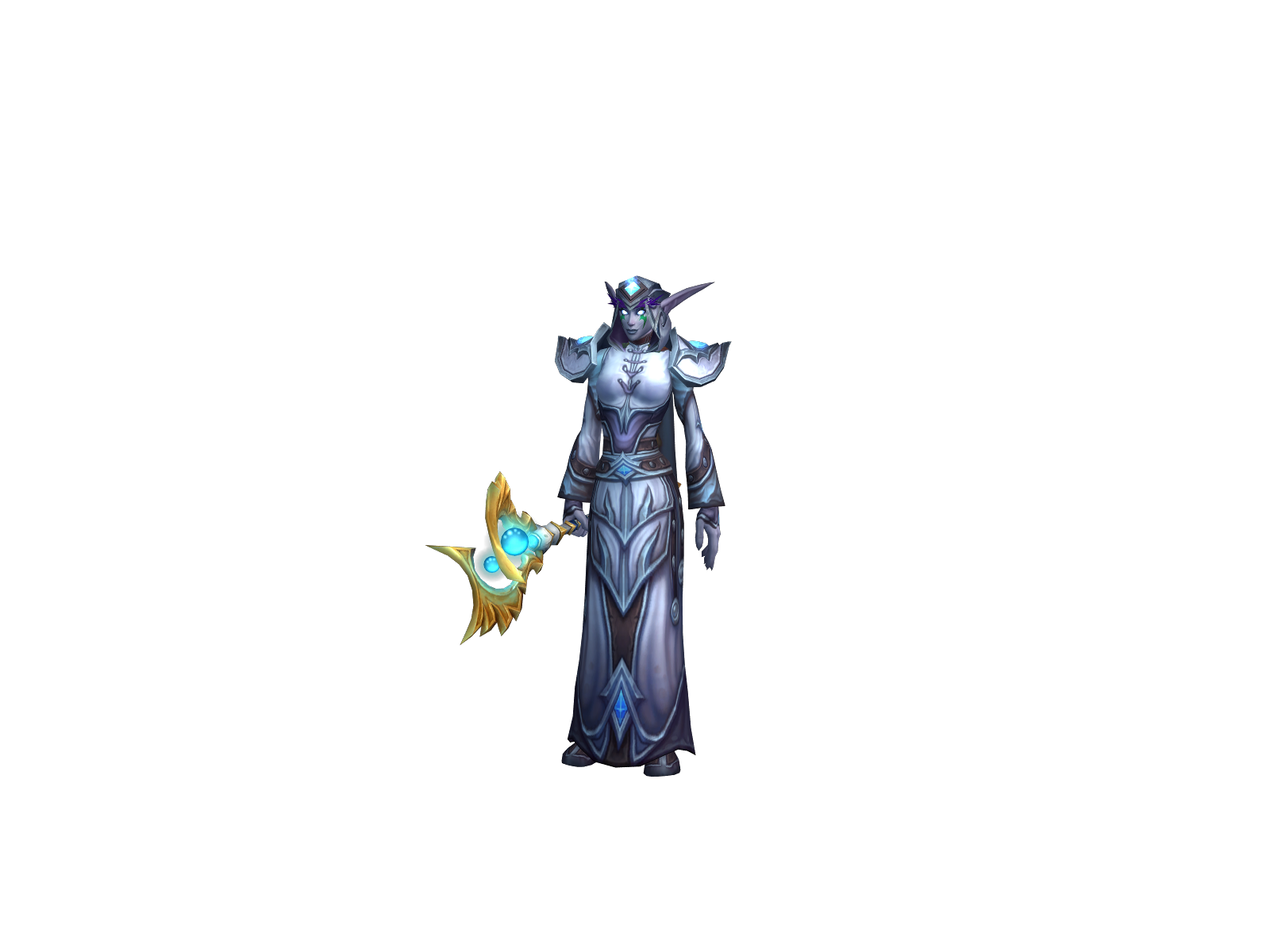 Priestass WoW character banner