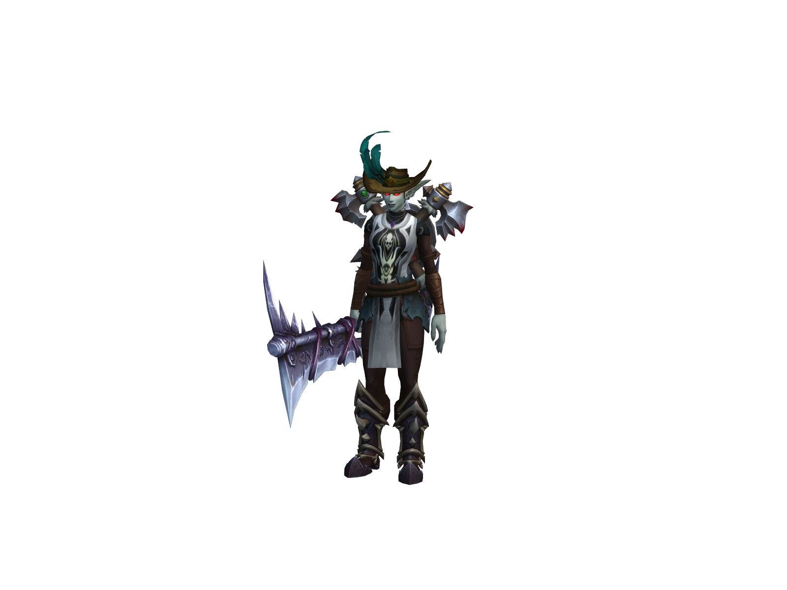 Yesugei 3D character render