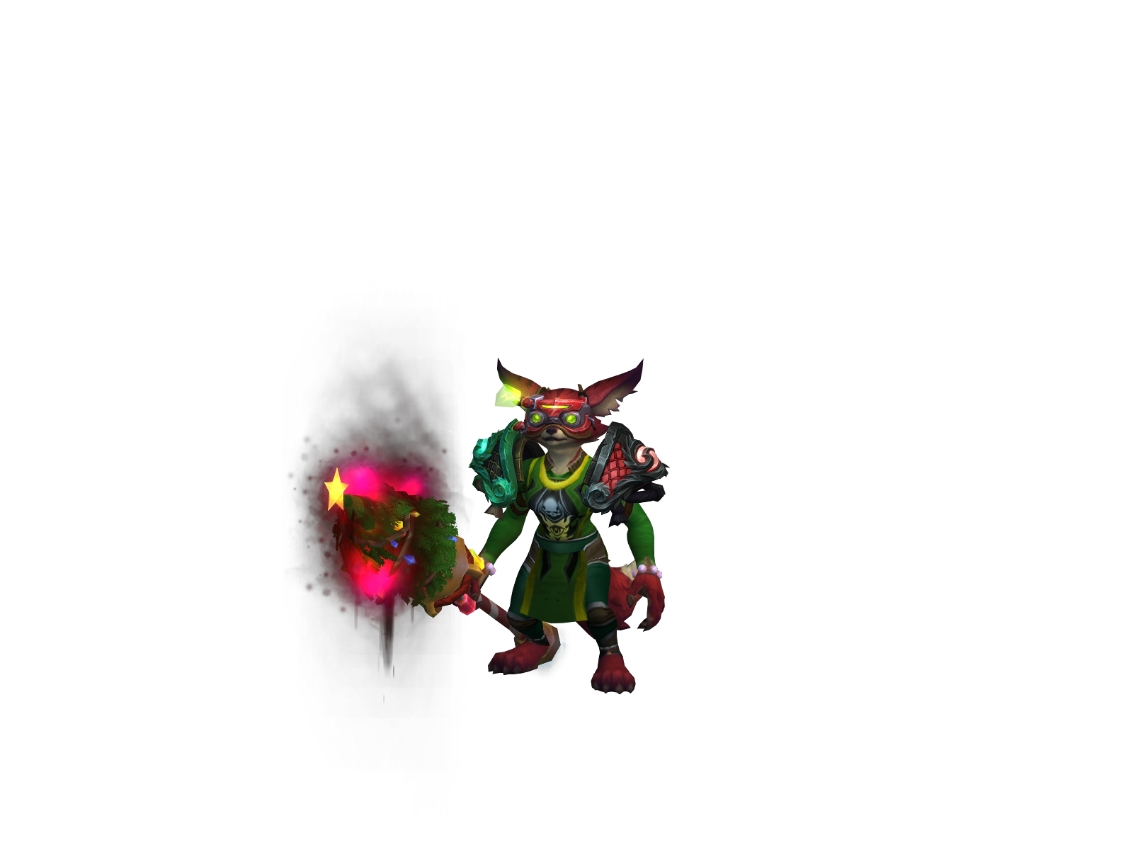 Luchsolnca 3D character render