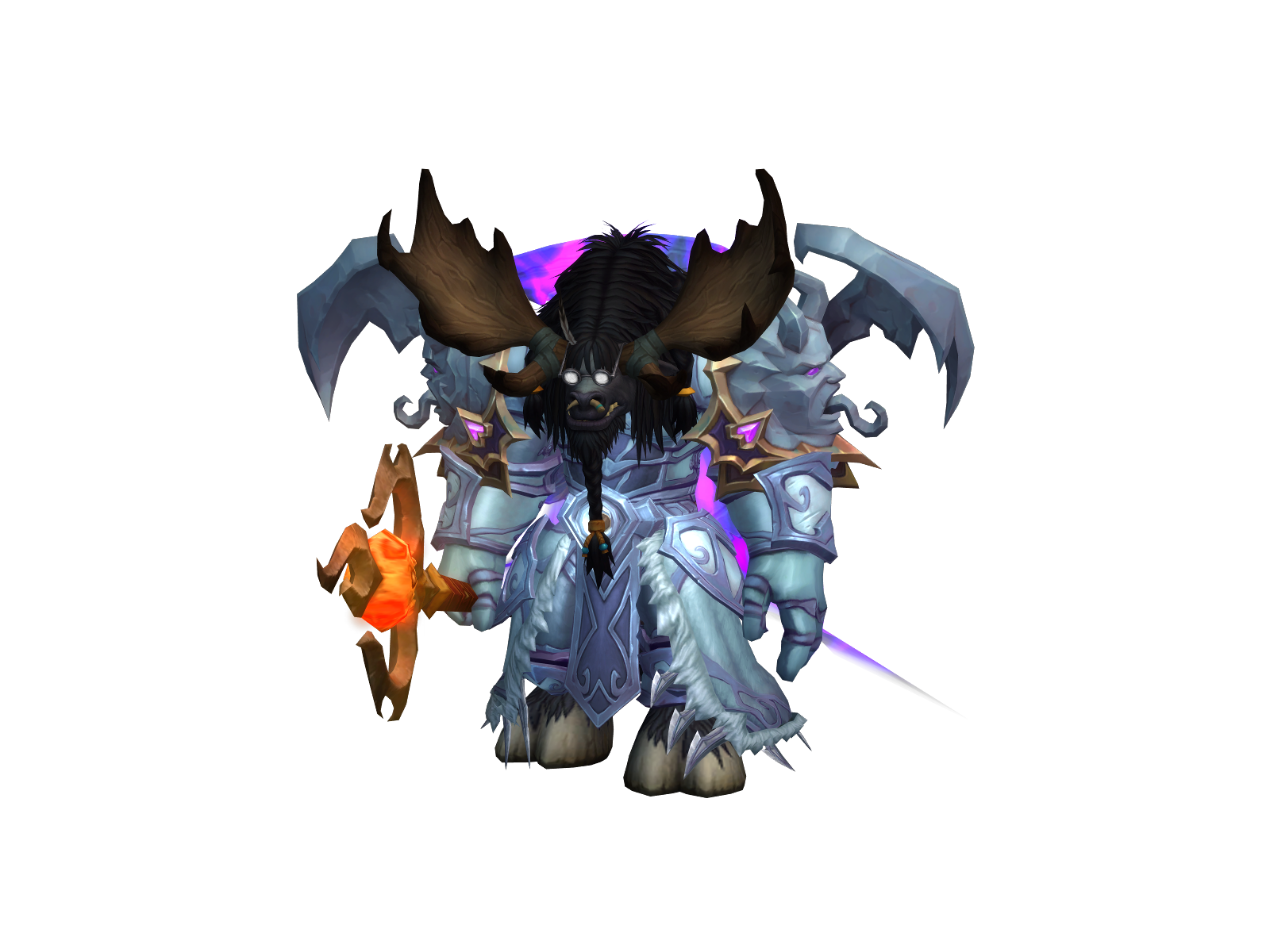 Hellsent 3D character render